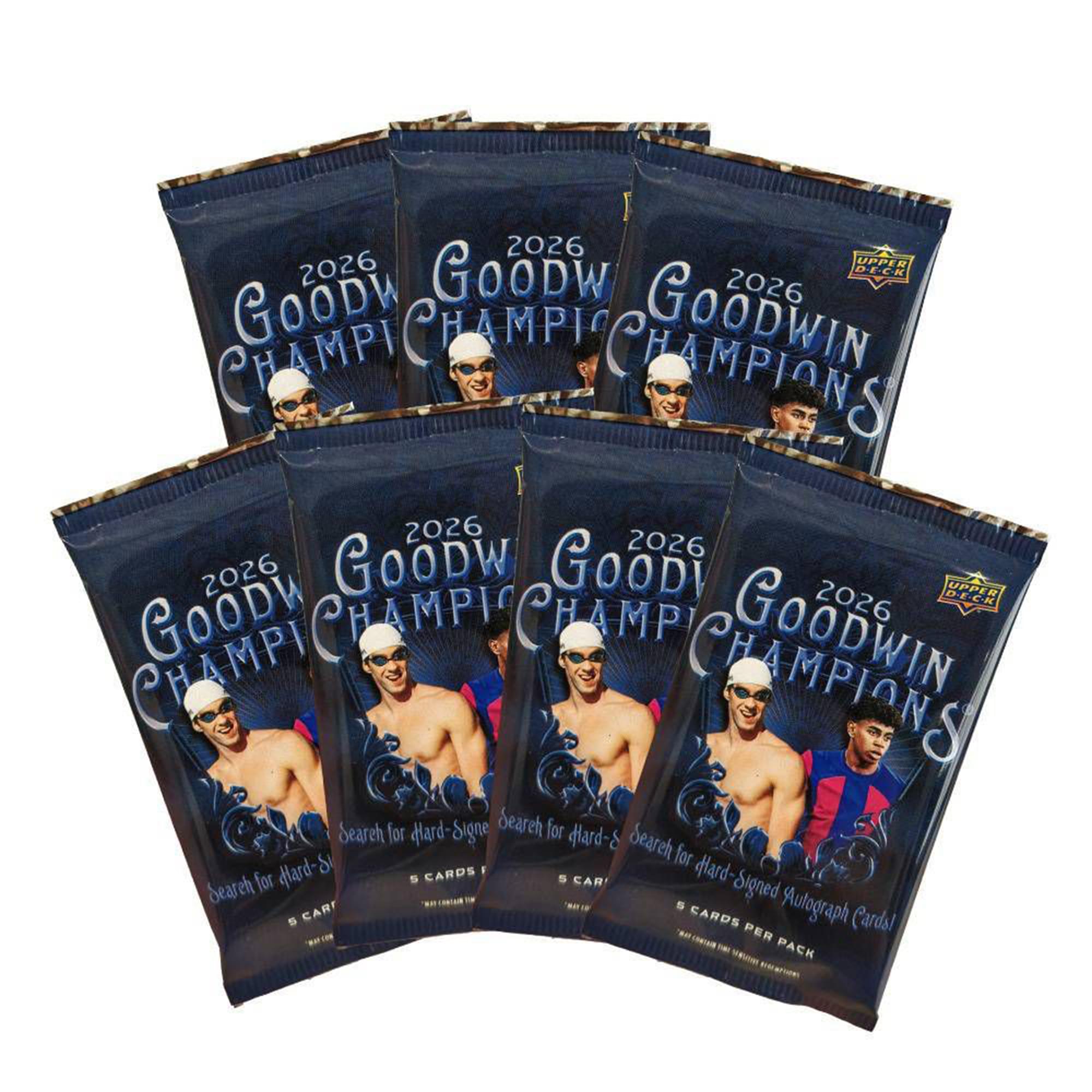 2026 Upper Deck Goodwin Champions Blaster Box | 6 Packs + Bonus Pack Per Box