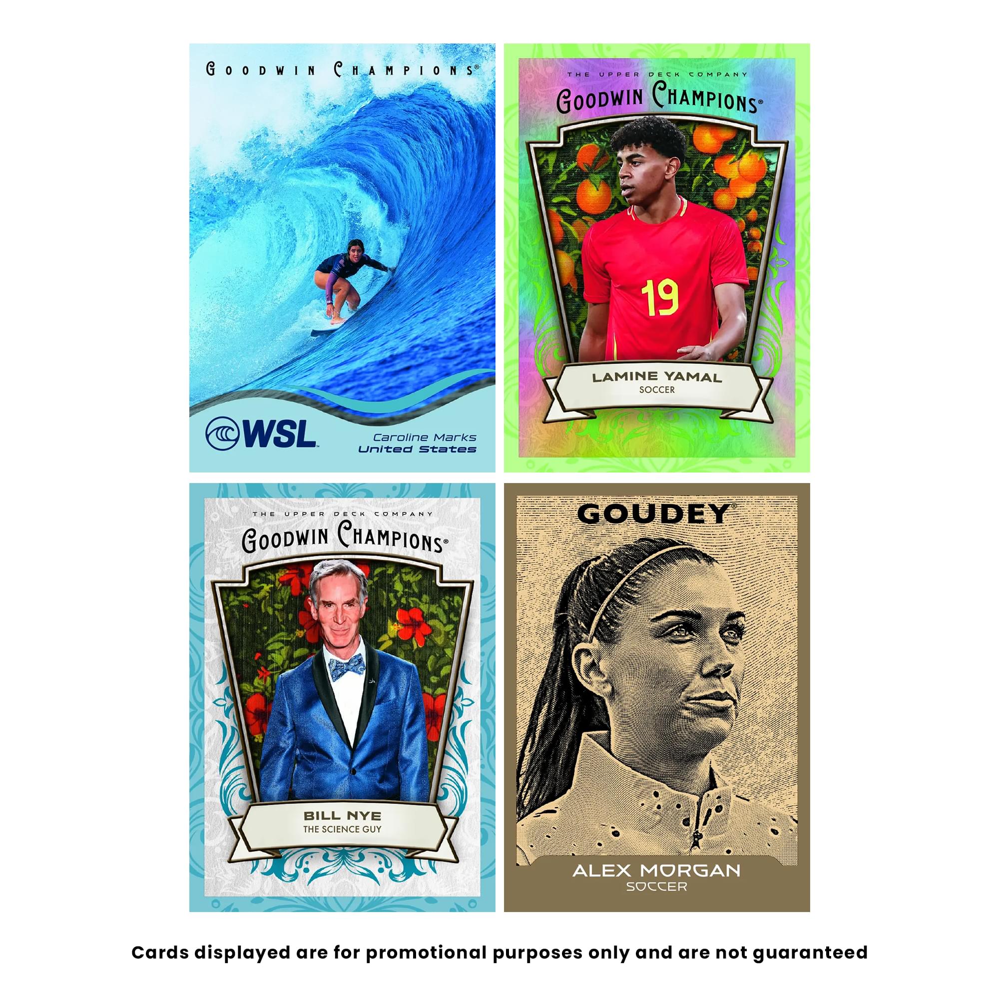 2026 Upper Deck Goodwin Champions Blaster Box | 6 Packs + Bonus Pack Per Box