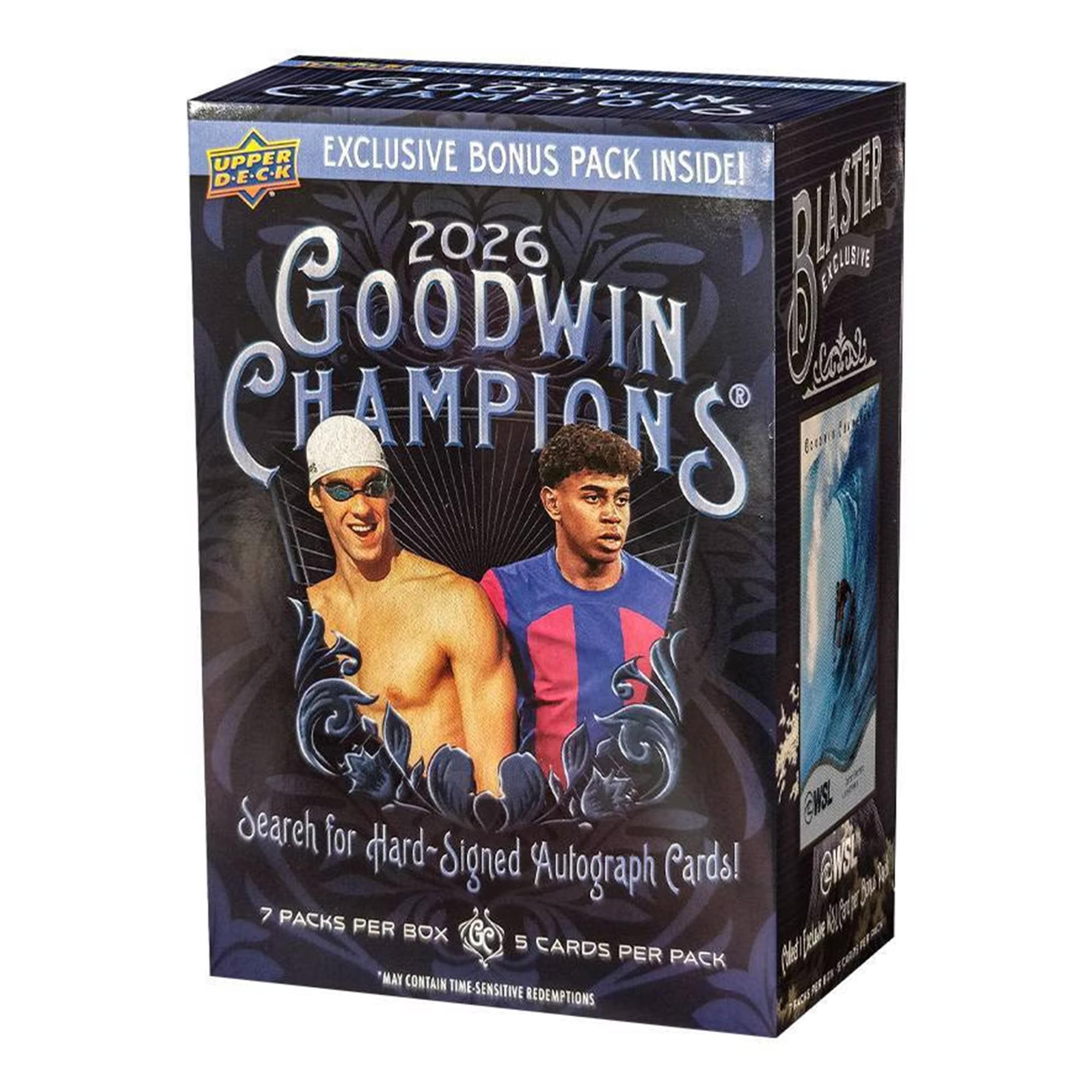 2026 Upper Deck Goodwin Champions Blaster Box | 6 Packs + Bonus Pack Per Box