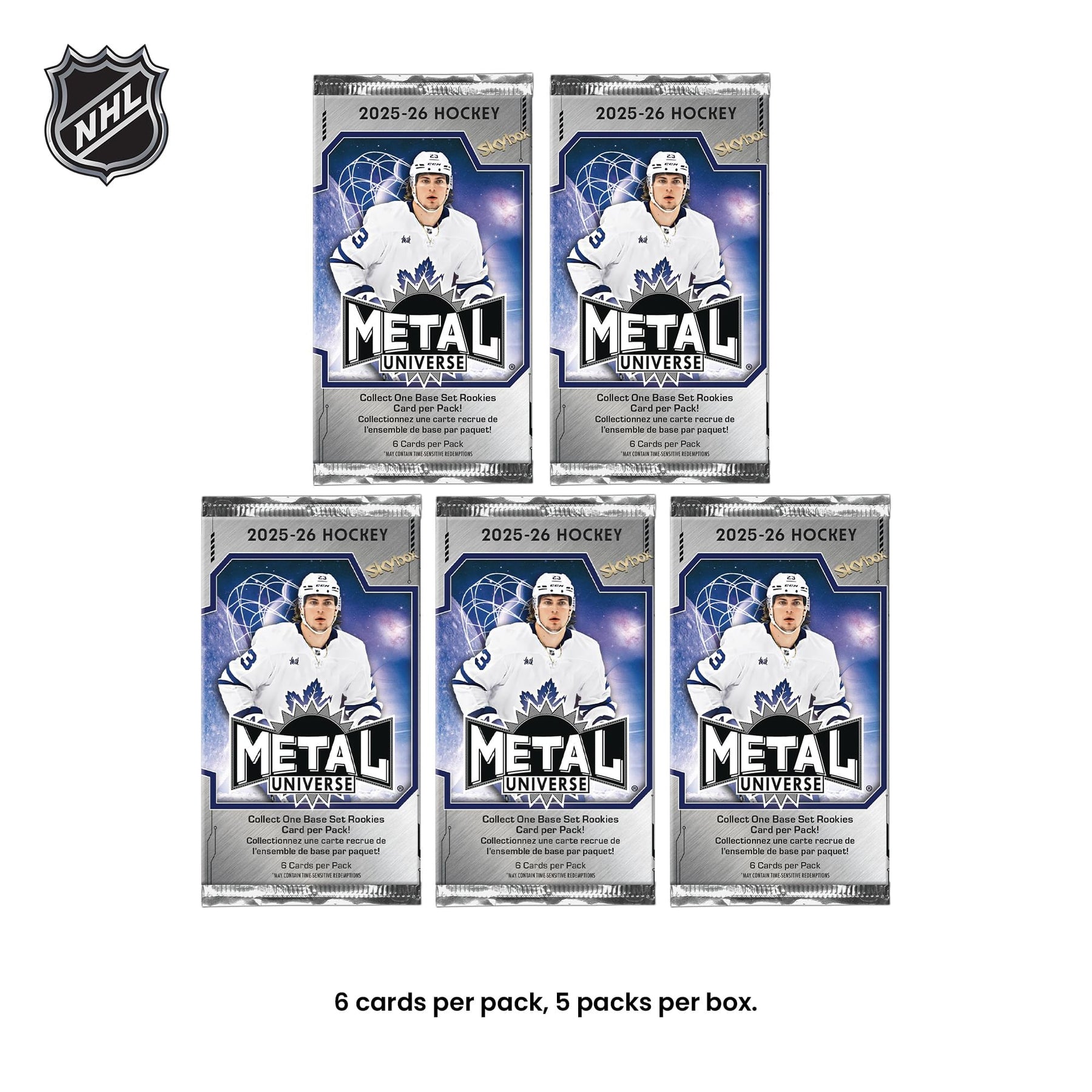 NHL 2025/26 Upper Deck Skybox Metal Universe Hockey Blaster Box | 25 Cards