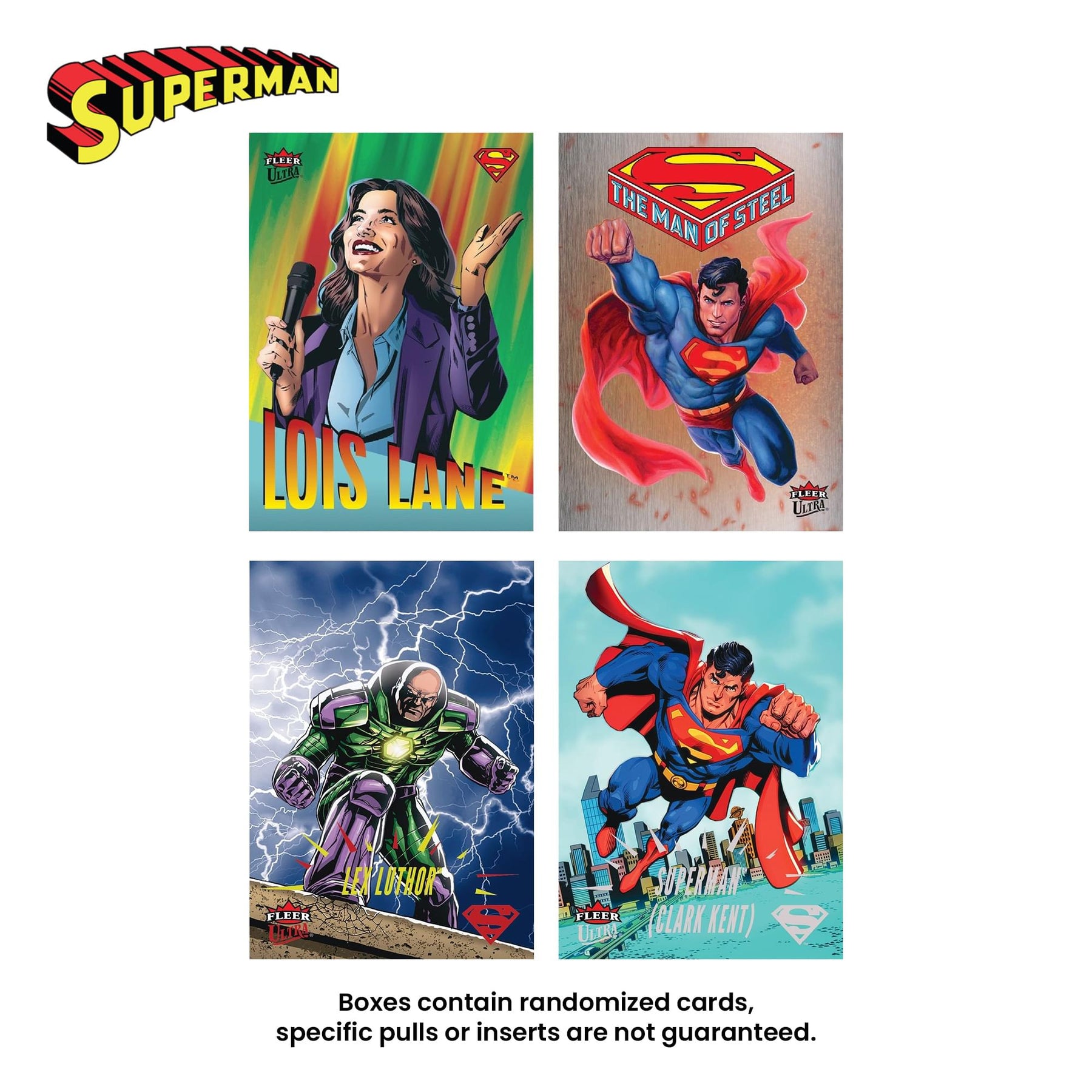 DC Comics 2026 Upper Deck Fleer Ultra Superman Blaster Box | 18 Cards