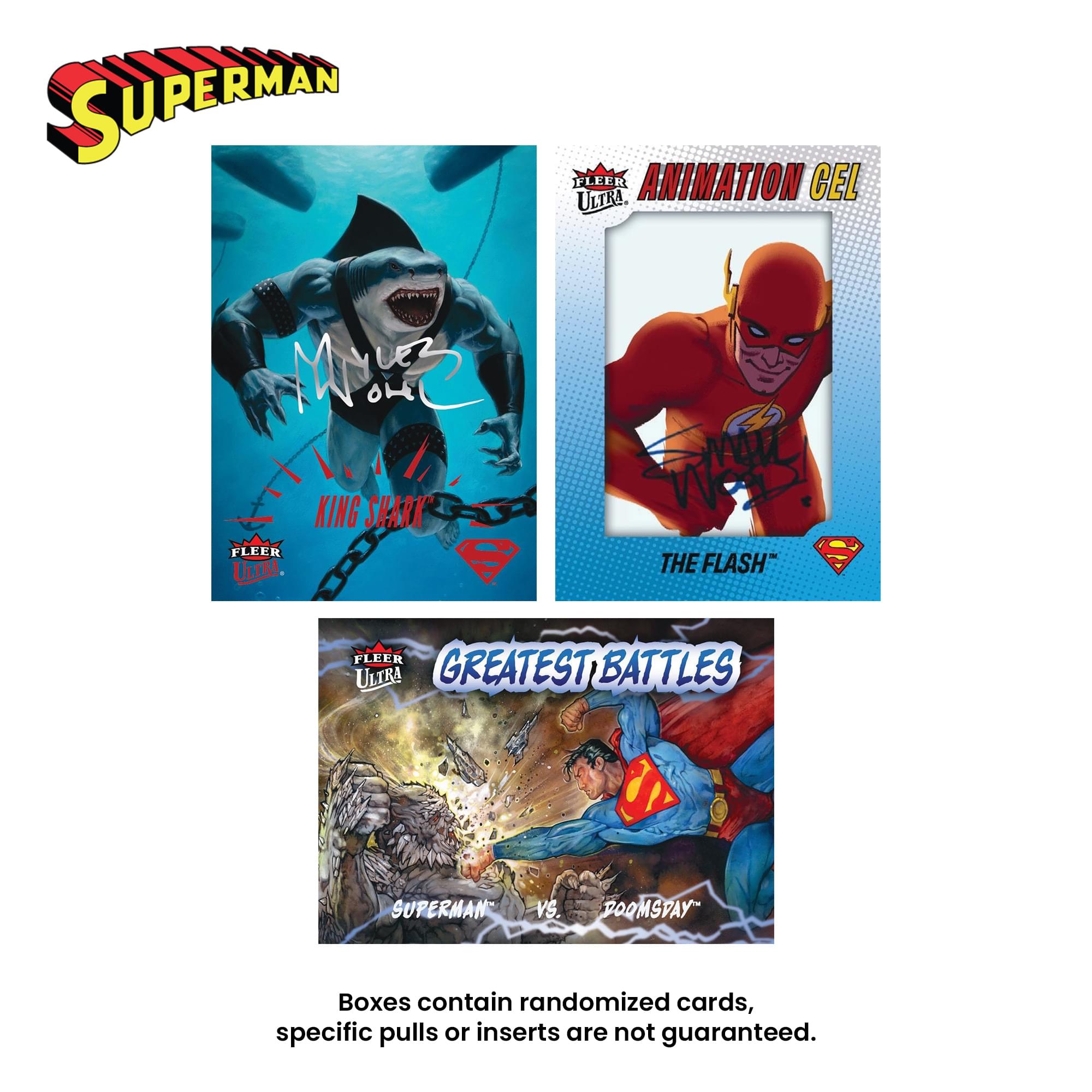 DC Comics 2026 Upper Deck Fleer Ultra Superman Blaster Box | 18 Cards