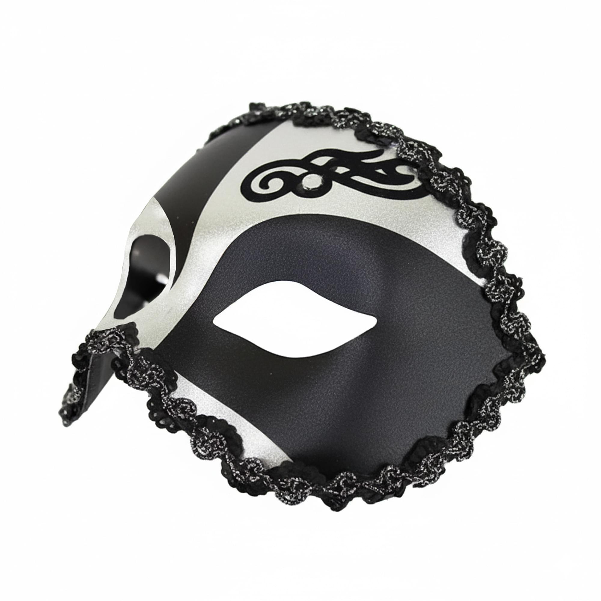 Kent Black/silver Mask Costume Accessory