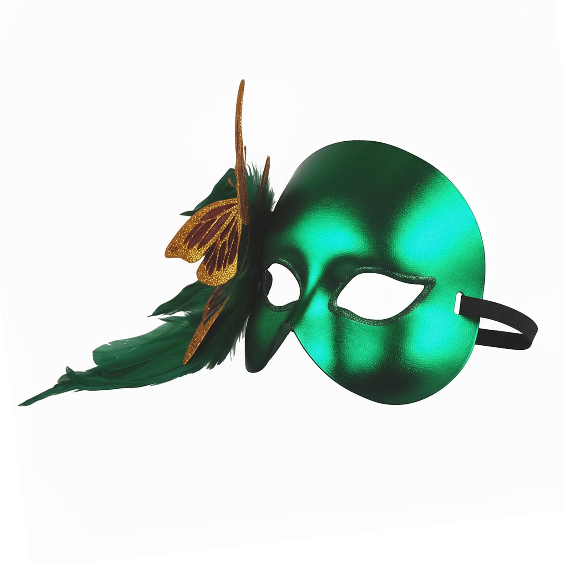 Green Garden Butterfly Mask Costume Accessory