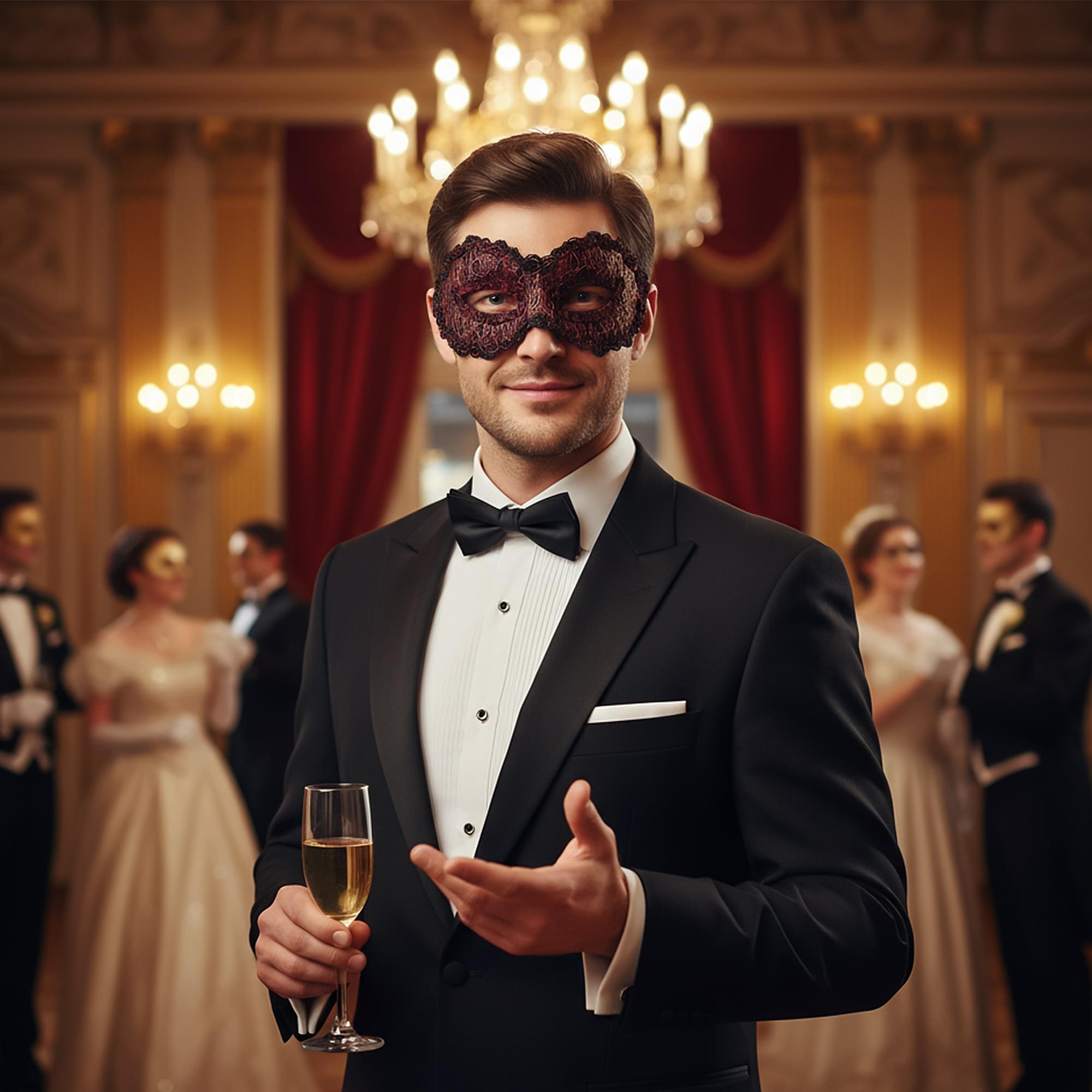 Pink Gia Mask (half) Costume Accessory