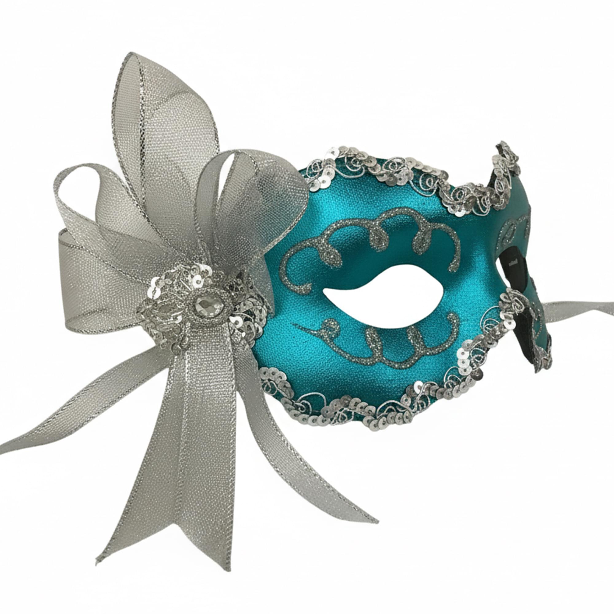 Angelina Light Blue Adult Costume Mask