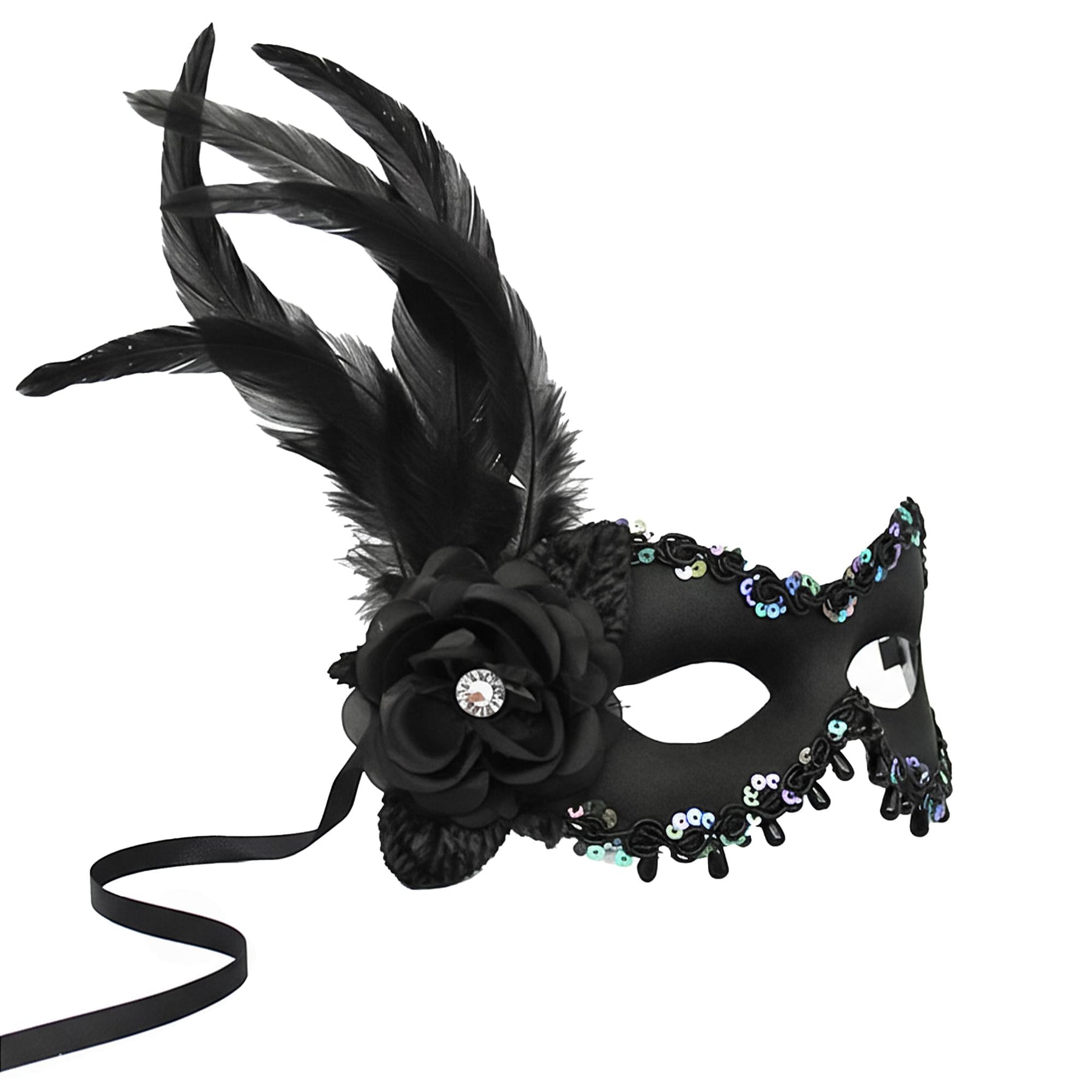 Loire Black Mask Costume Accessory