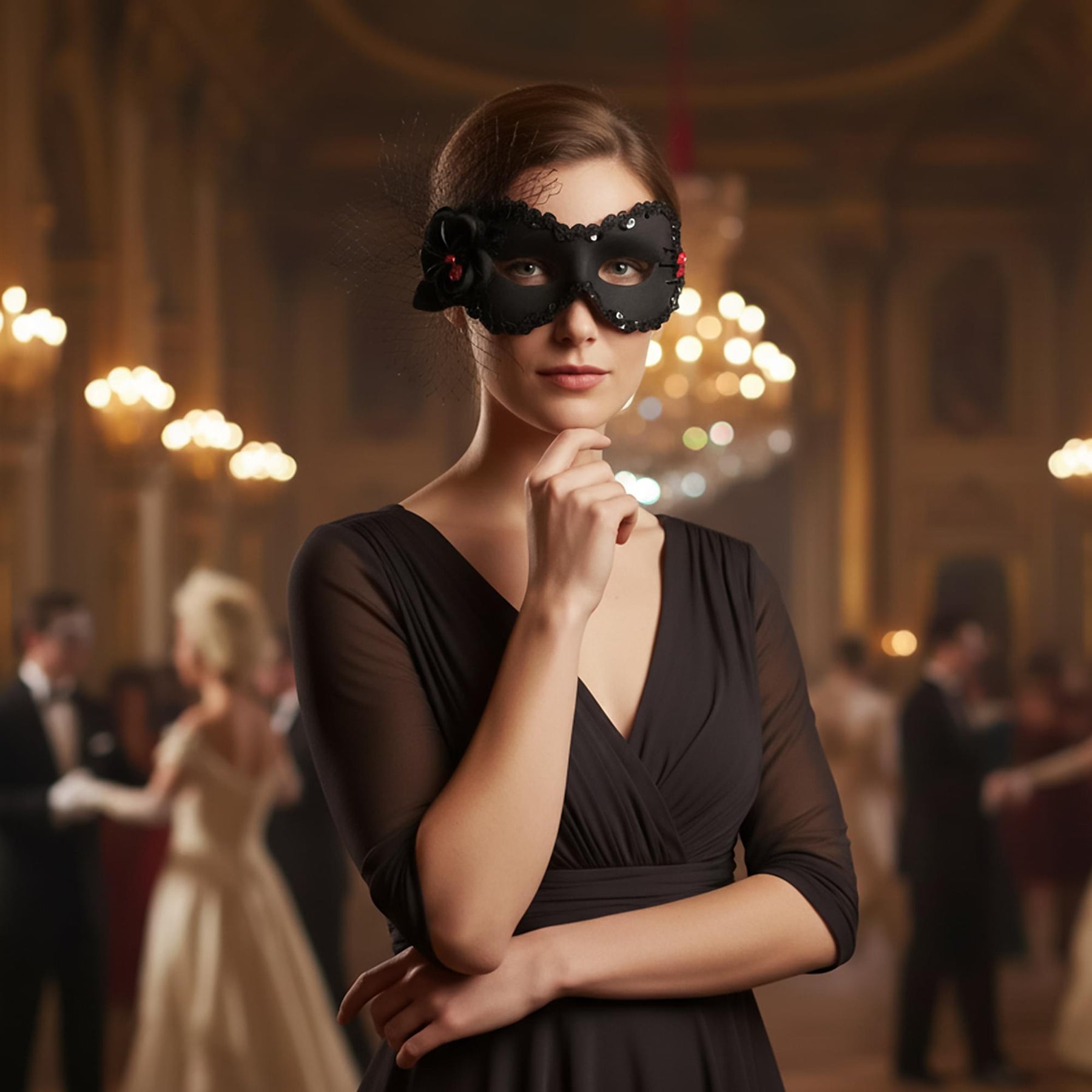 Caught Adult Costume Mask