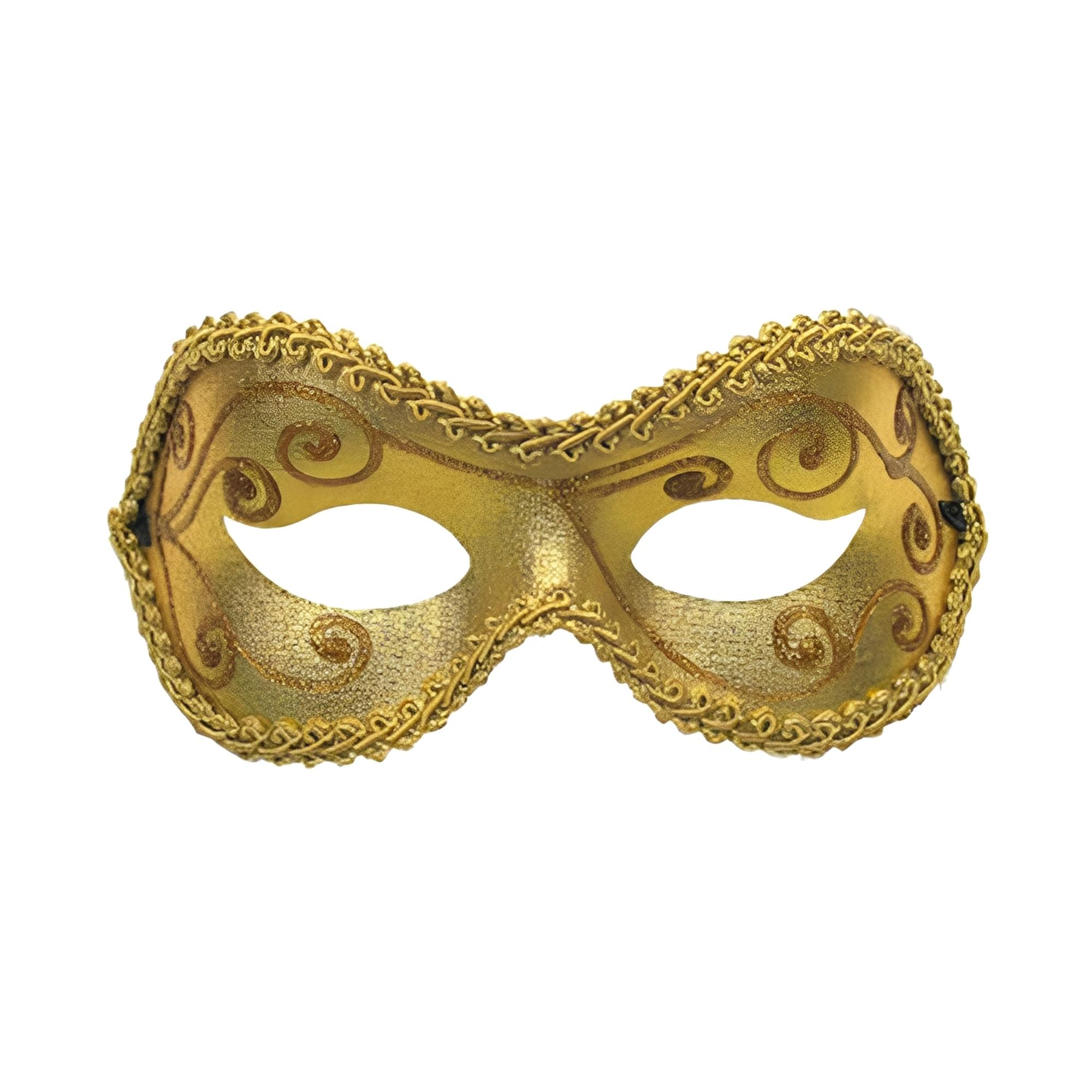 Eliza - Gold Adult Costume Mask