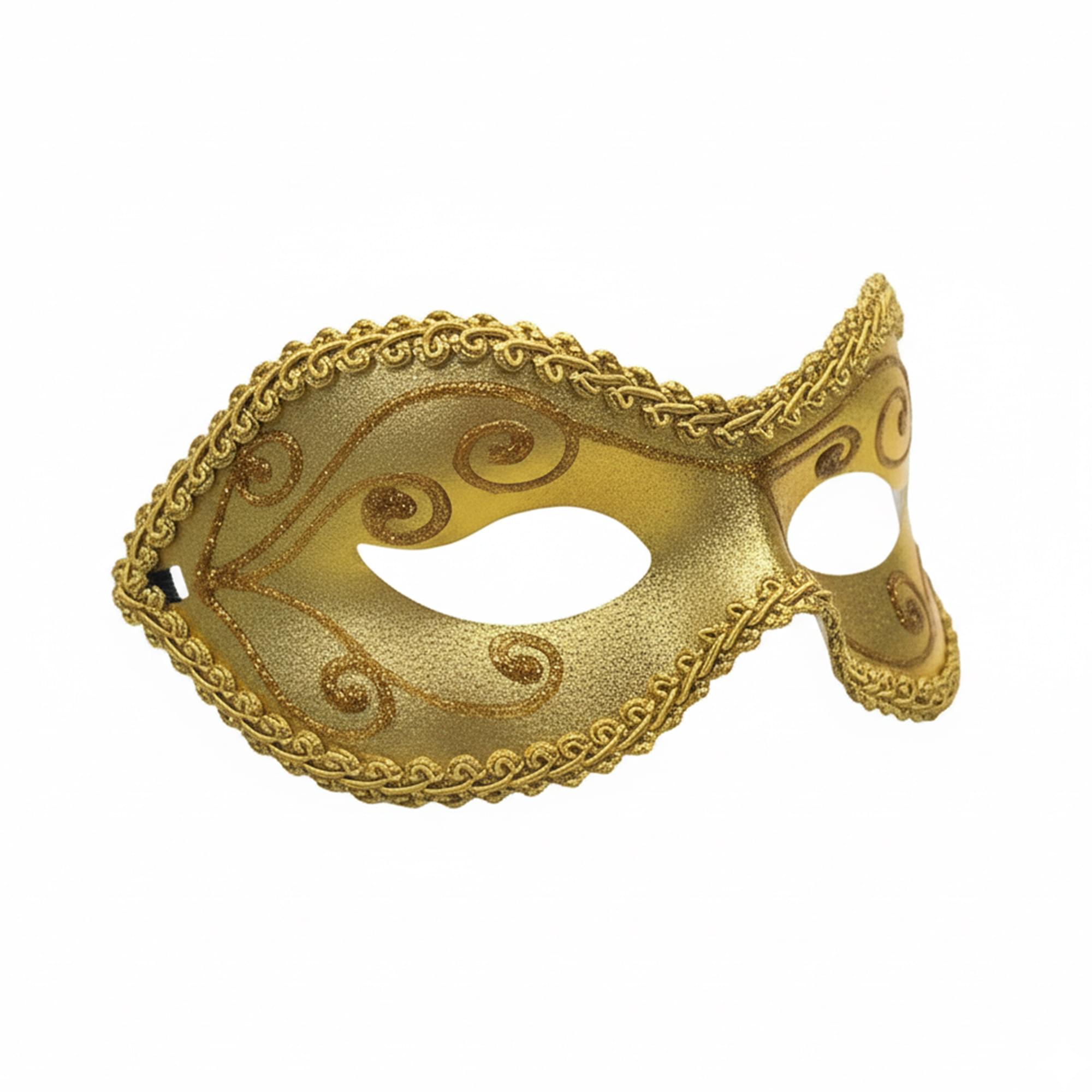Eliza - Gold Adult Costume Mask