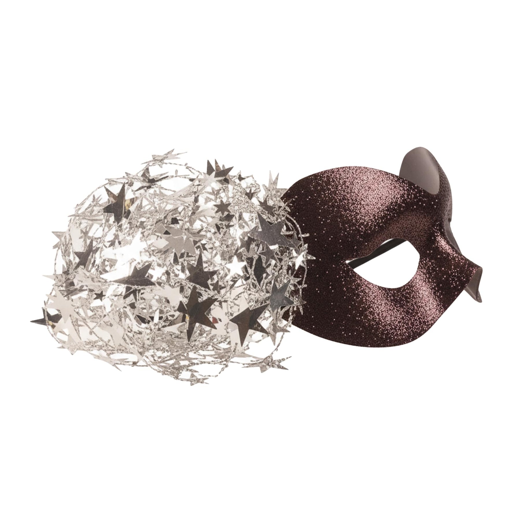Black/silver Starlight Mask Costume Accessory