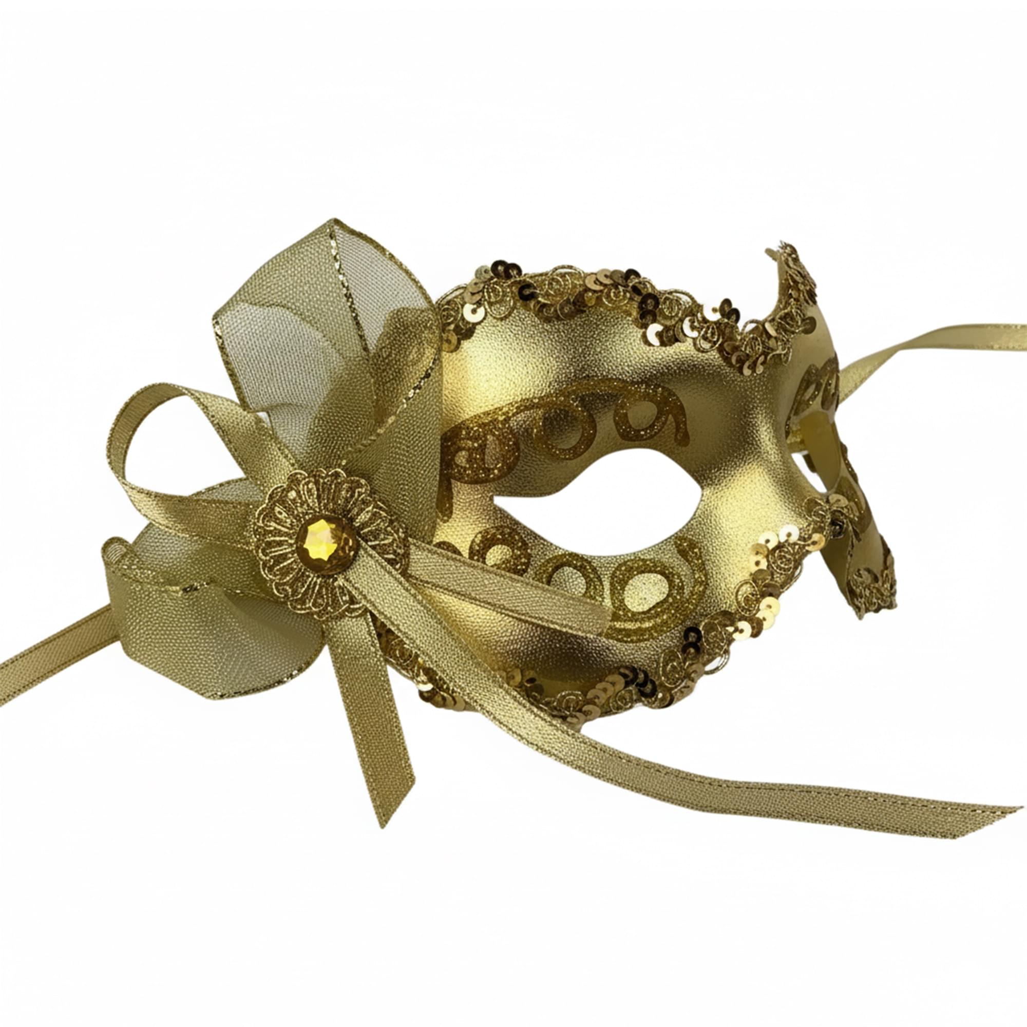 Gold Angelina Mask Costume Accessory