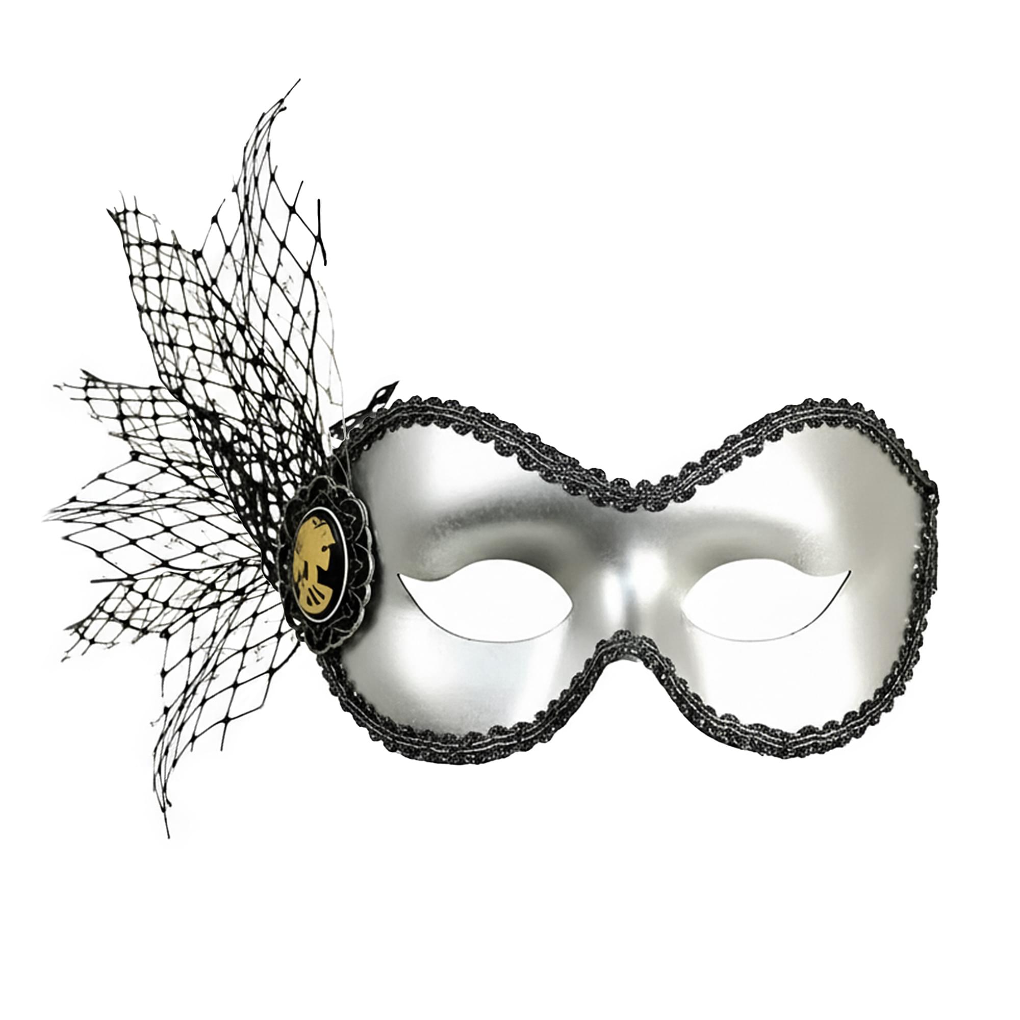 Ancestor Silver Adult Costume Mask