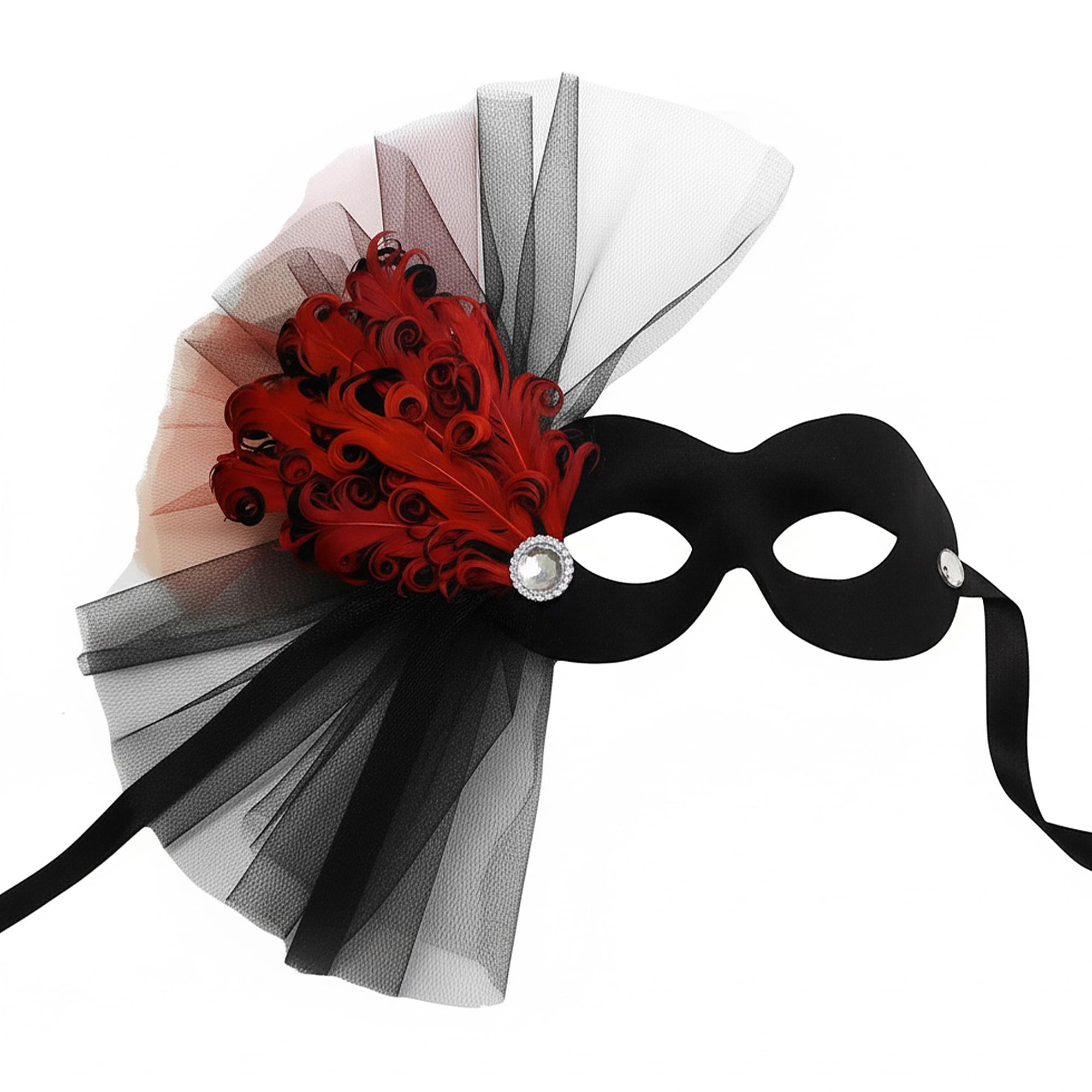 Lavish Soiree - Black/red Adult Costume