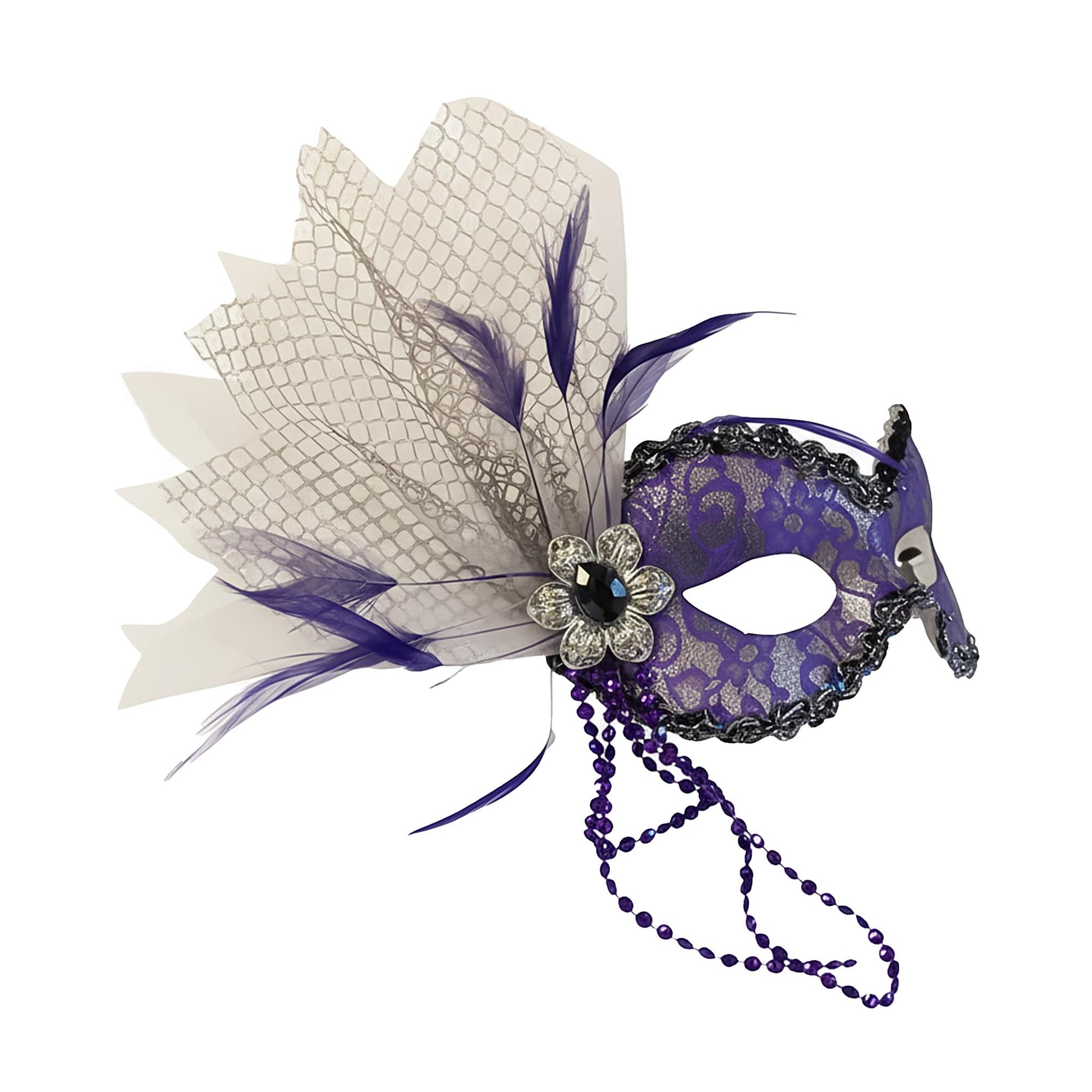 Vintage - Purpe Lace Adult Costume