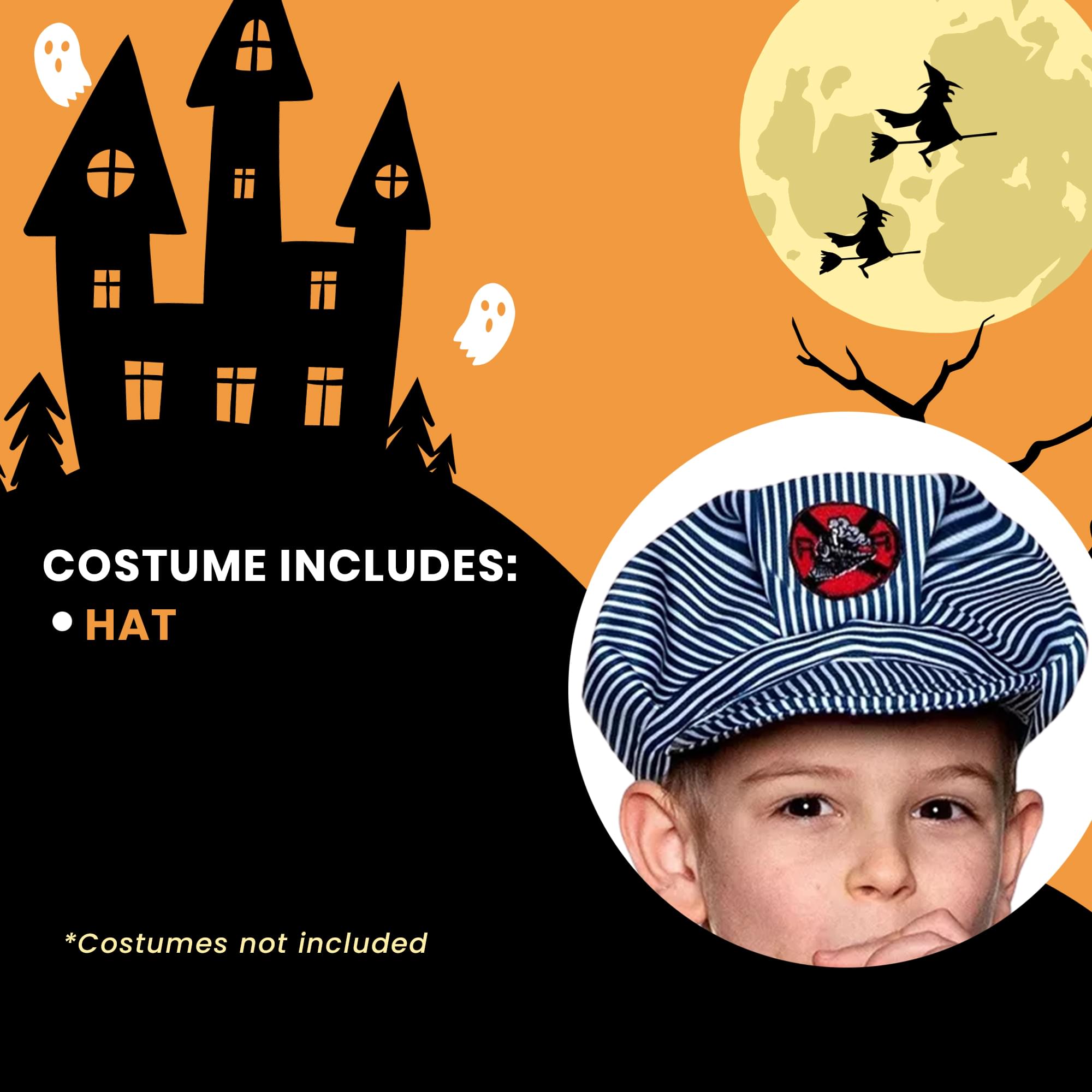 Train Engineer Hat Child Costume Accessory | One Size
