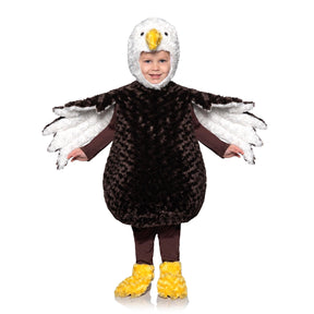 Bald Eagle Plush Swirl Fur Toddler Costume