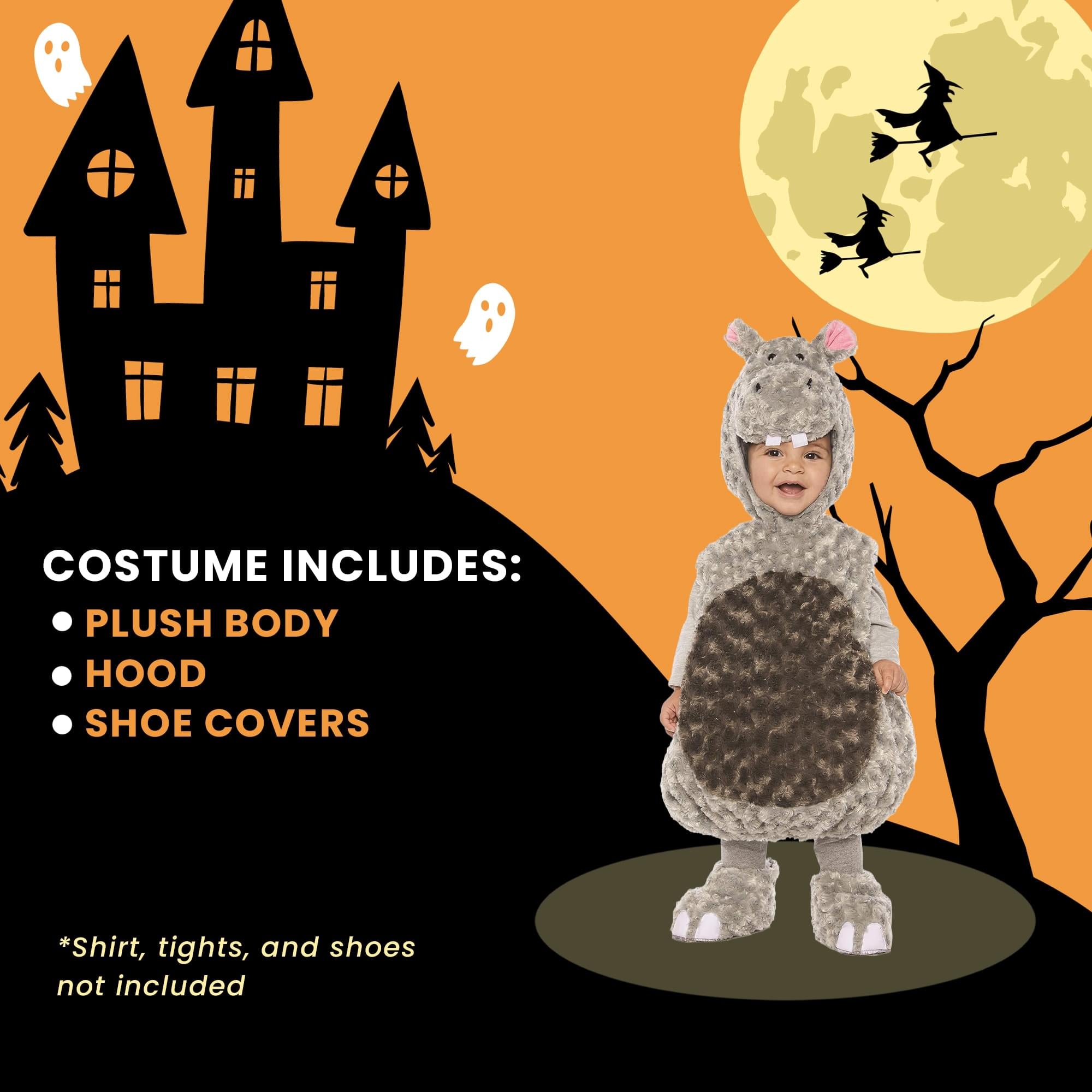 Belly Babies Hippo Child Toddler Costume