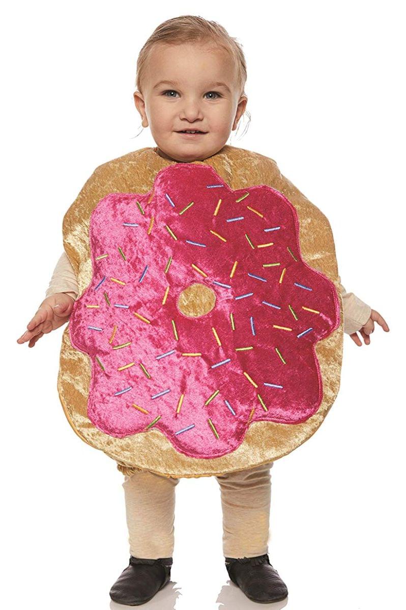 Pink Donut Belly Plush Baby Costume