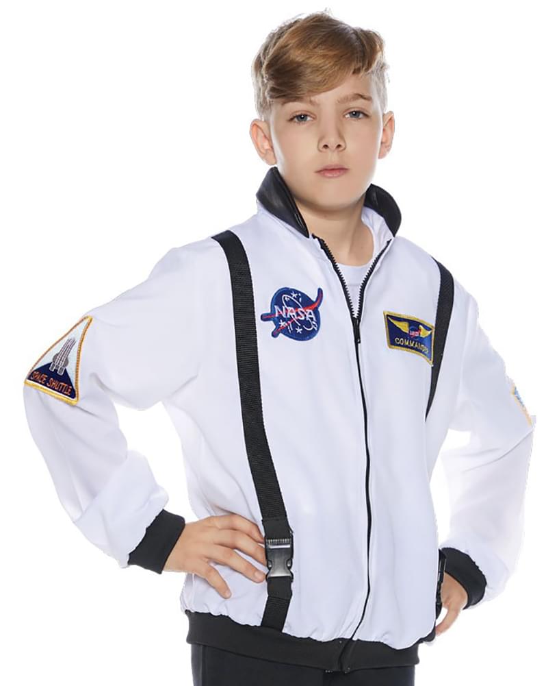 White Astronaut Jacket Child Costume