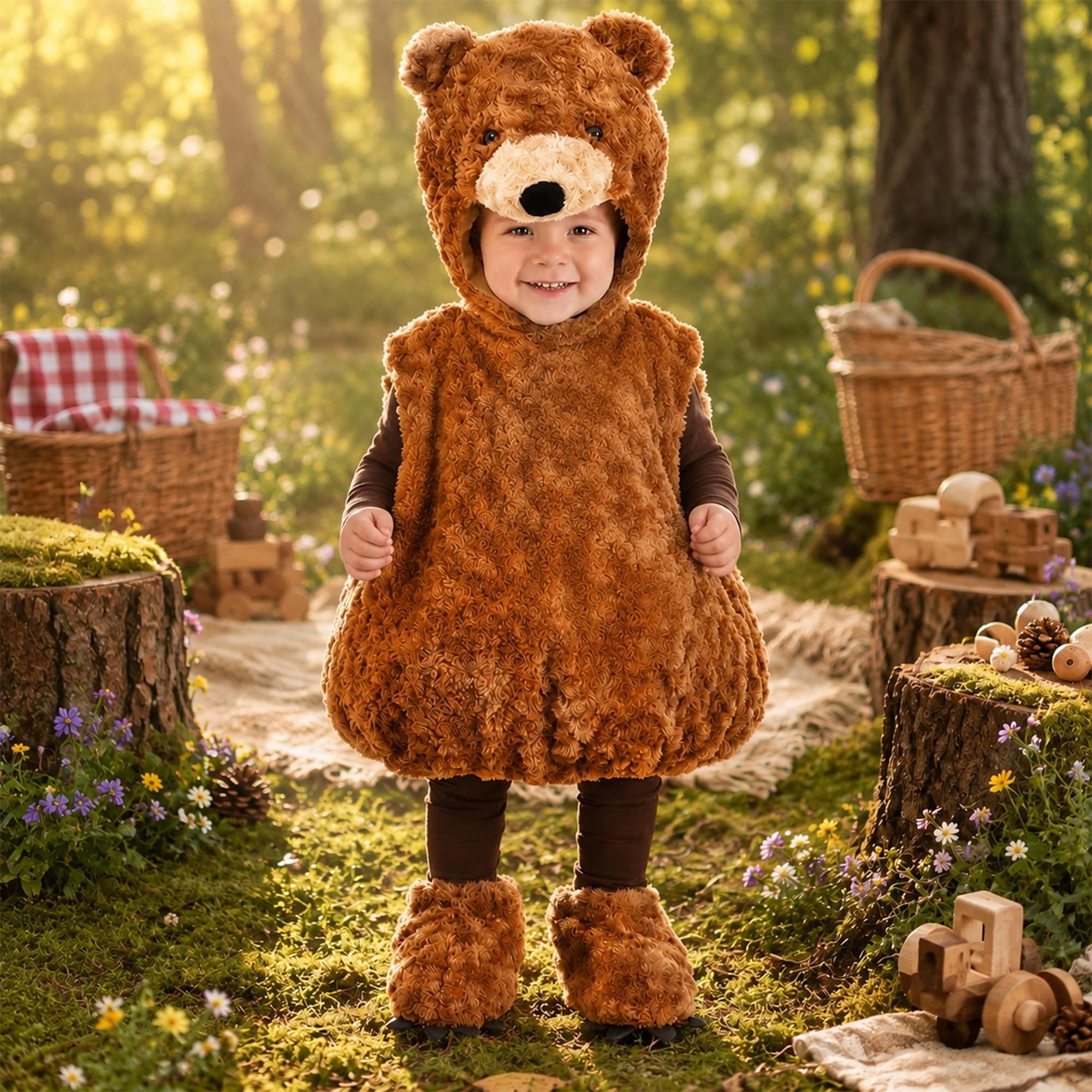 Belly Babies Teddy Bear Child Toddler Costume