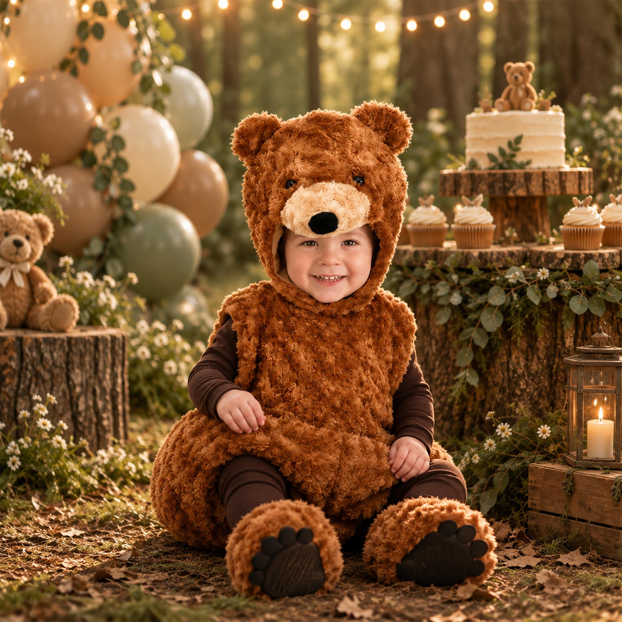 Belly Babies Teddy Bear Child Toddler Costume