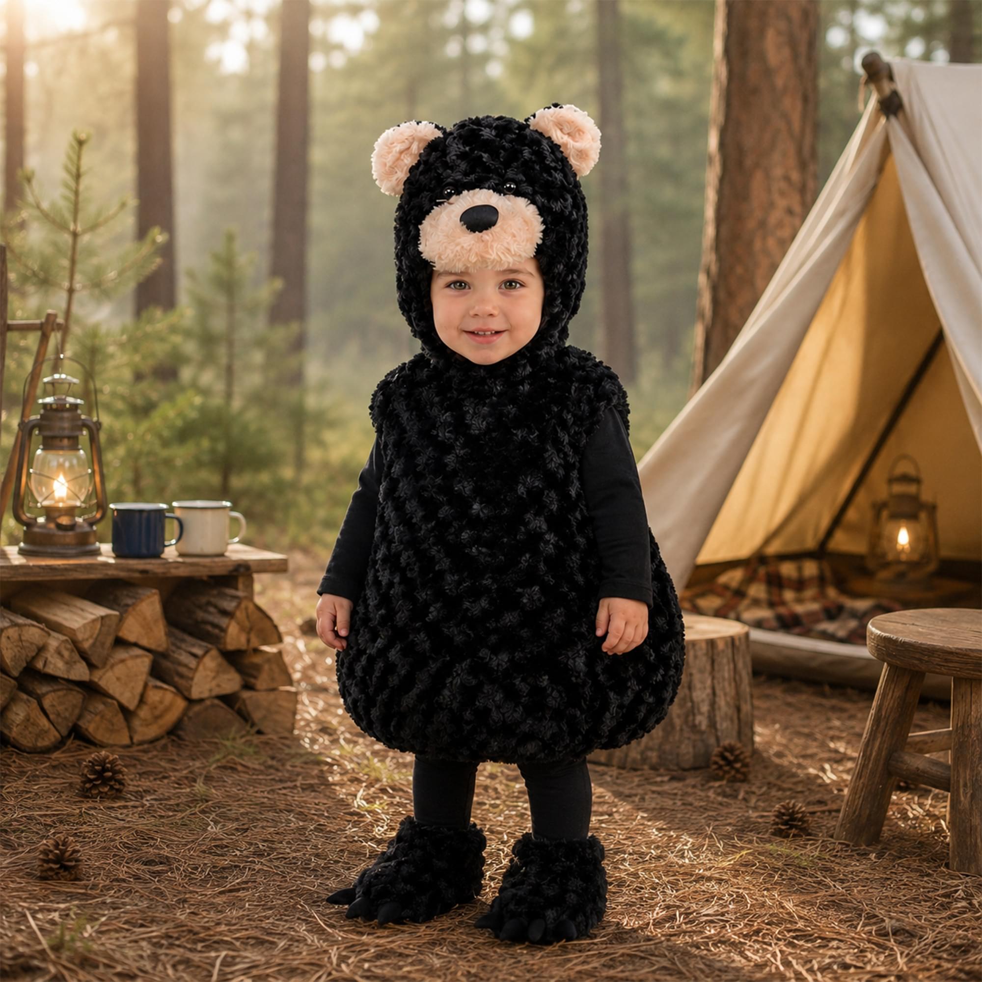 Belly Babies Black Bear Child Toddler Costume