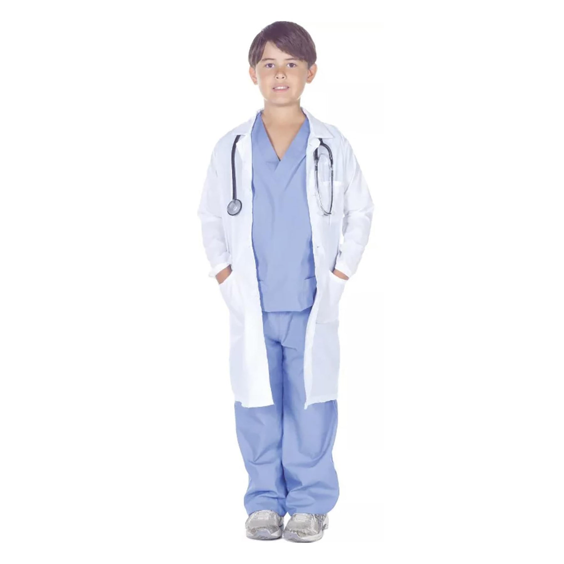 Doctor Scrubs With Lab Coat Child Costume