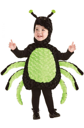 Belly Babies Black & Green Spider Costume Child Toddler