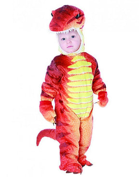 T-Rex Dinosaur Child Costume Rust Color