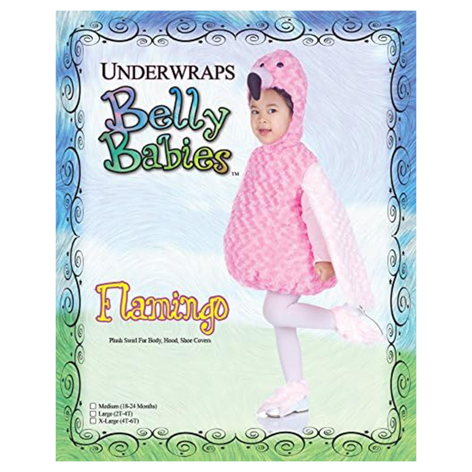 Belly Babies Pink Flamingo Costume Child Toddler