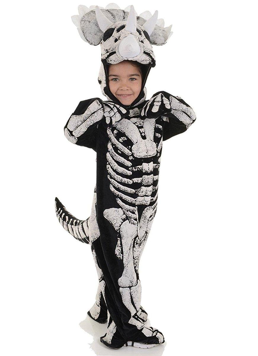 Dinosaur Triceratops Skeleton Child Costume