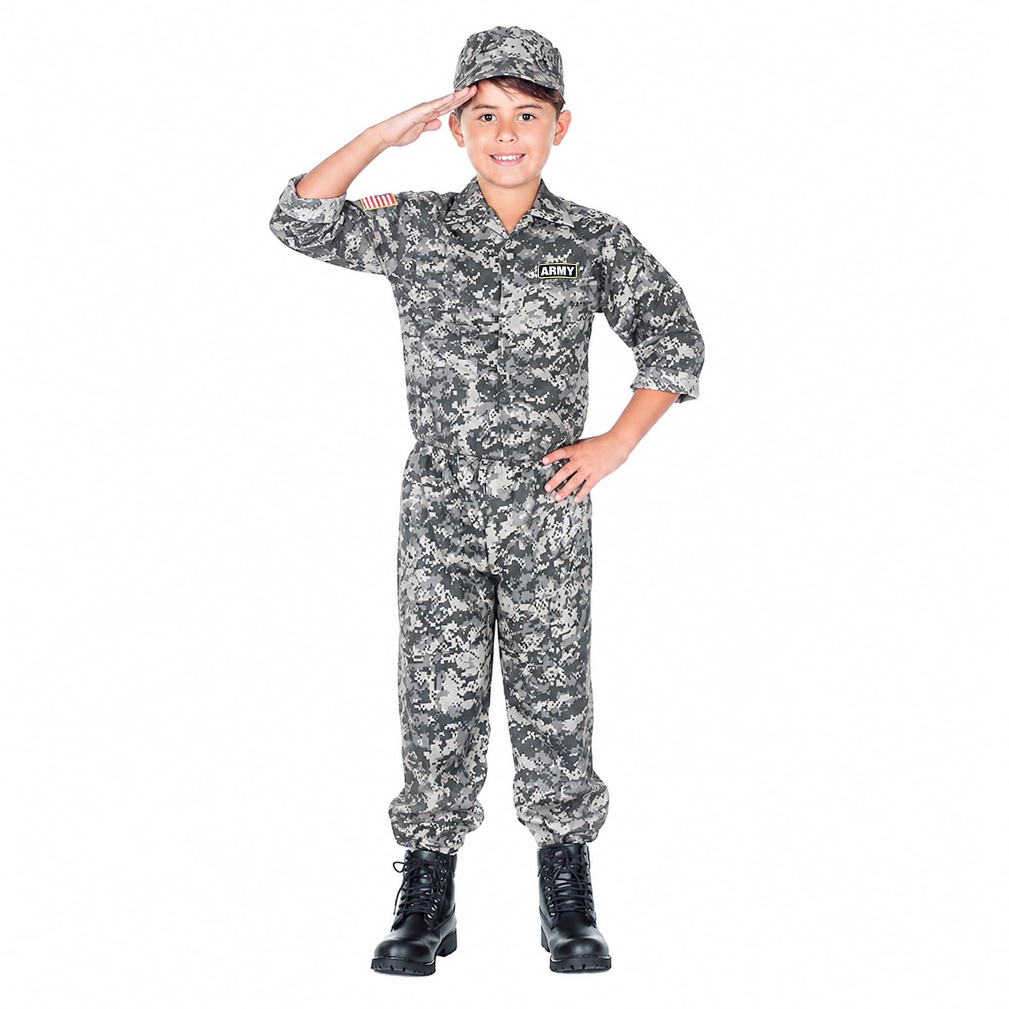 Army Camo Child Costume Set
