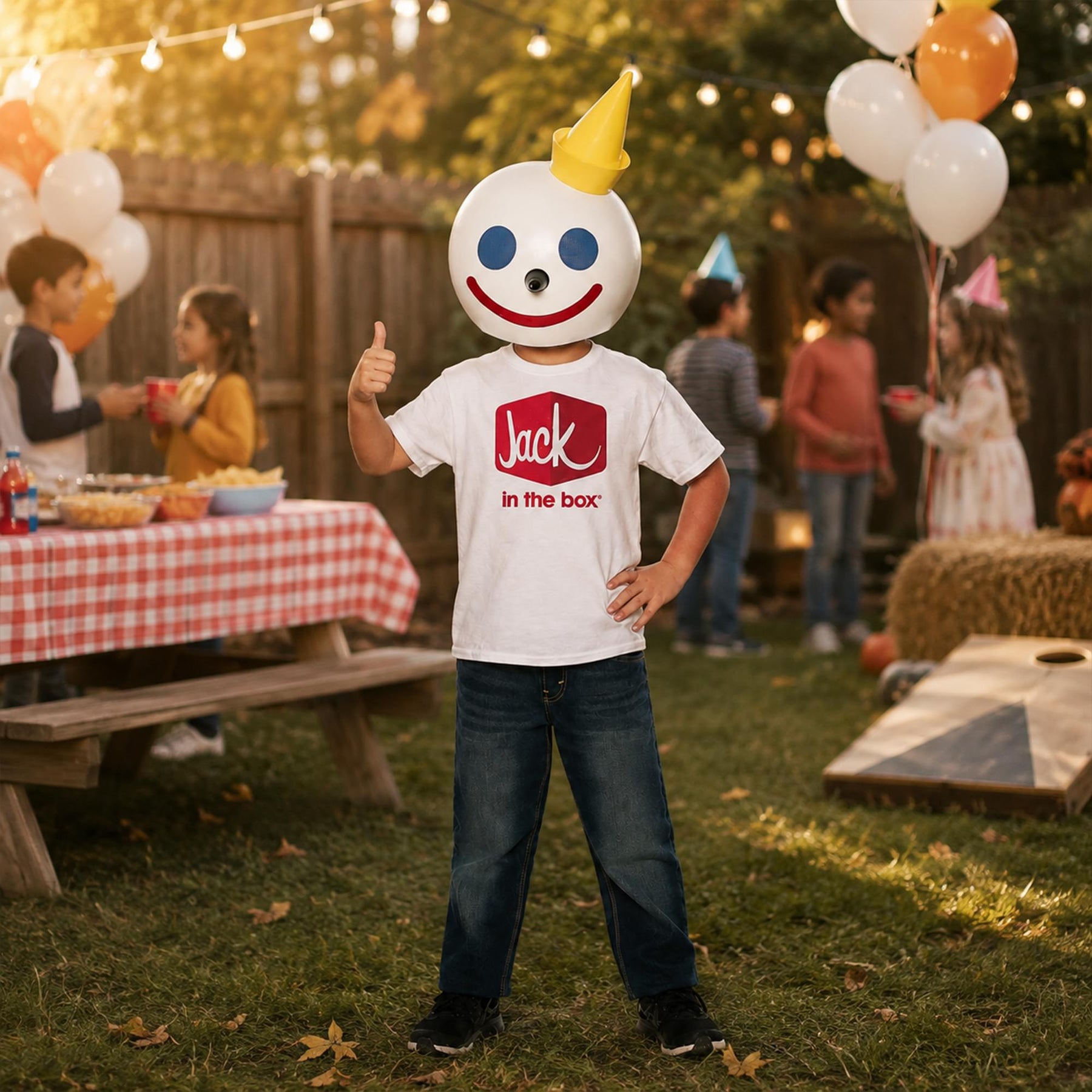 Jack In The Box Officially Licensed Child Costume Kit | One Size