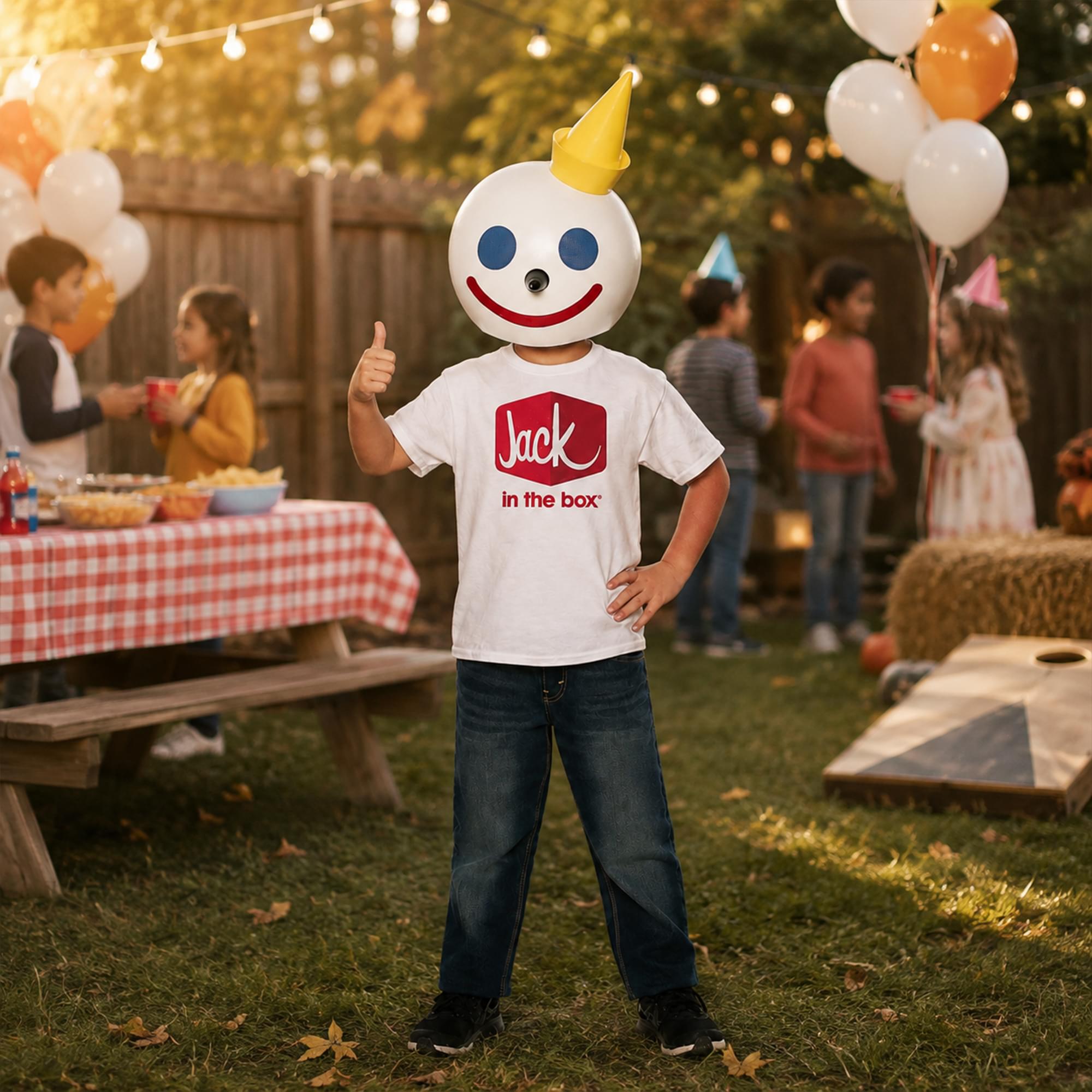 Jack In The Box Officially Licensed Child Costume Kit | One Size