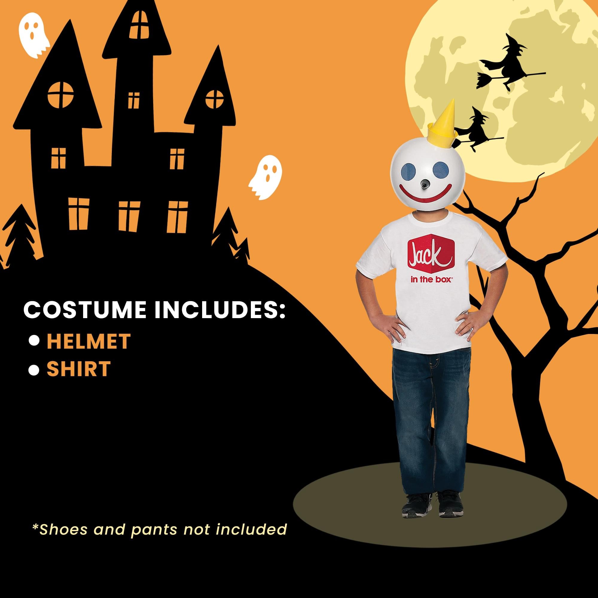 Jack In The Box Officially Licensed Child Costume Kit | One Size