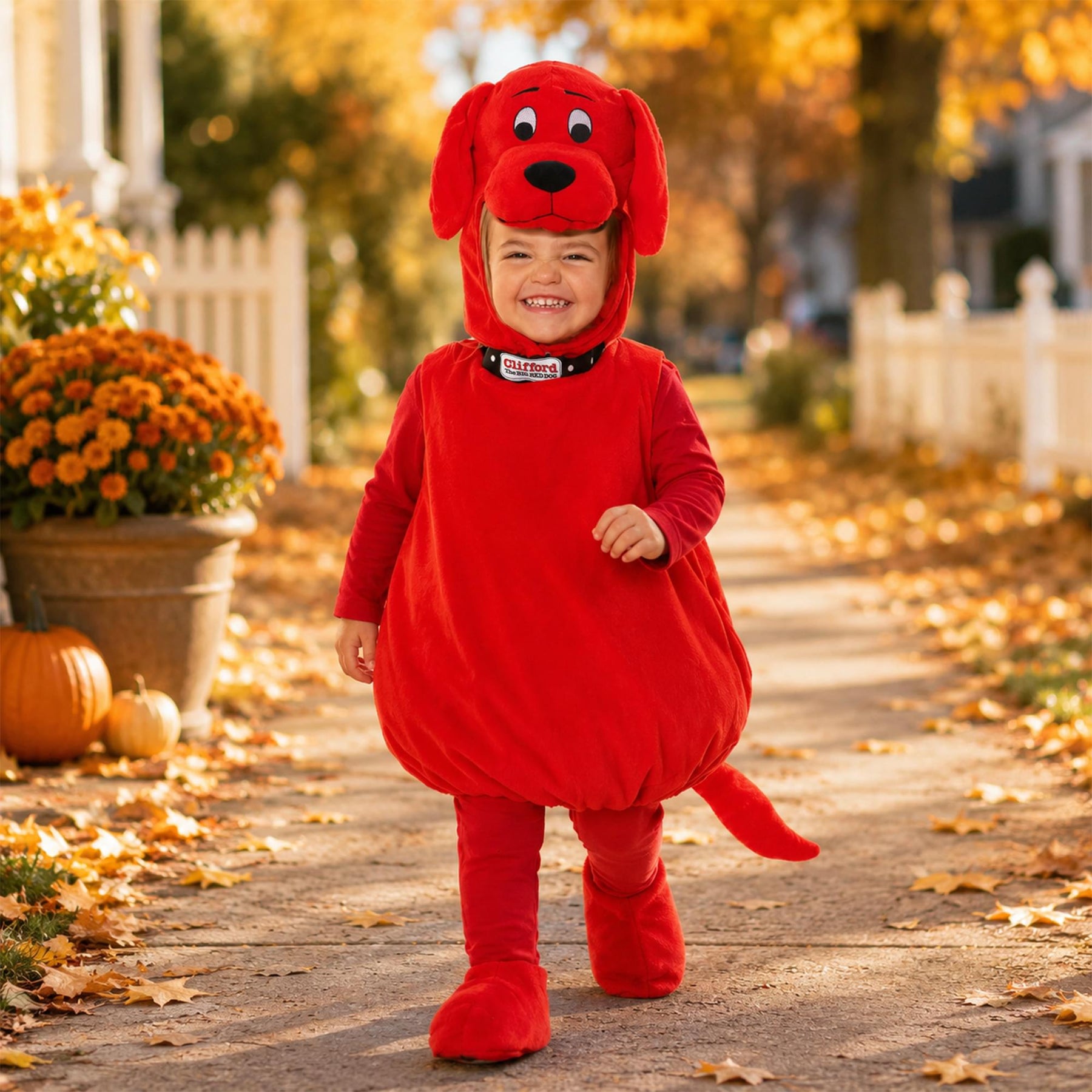 Clifford The Big Red Dog Deluxe Toddler Costume