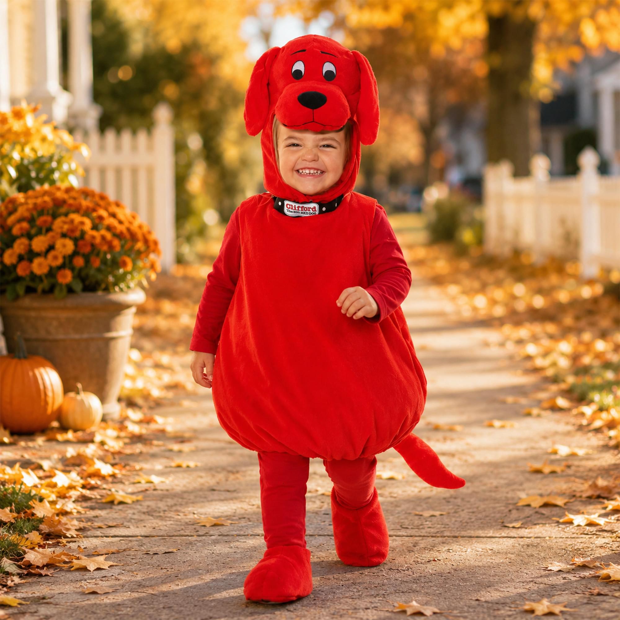 Clifford The Big Red Dog Deluxe Toddler Costume