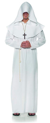 Monk Adult Costume Robe - White