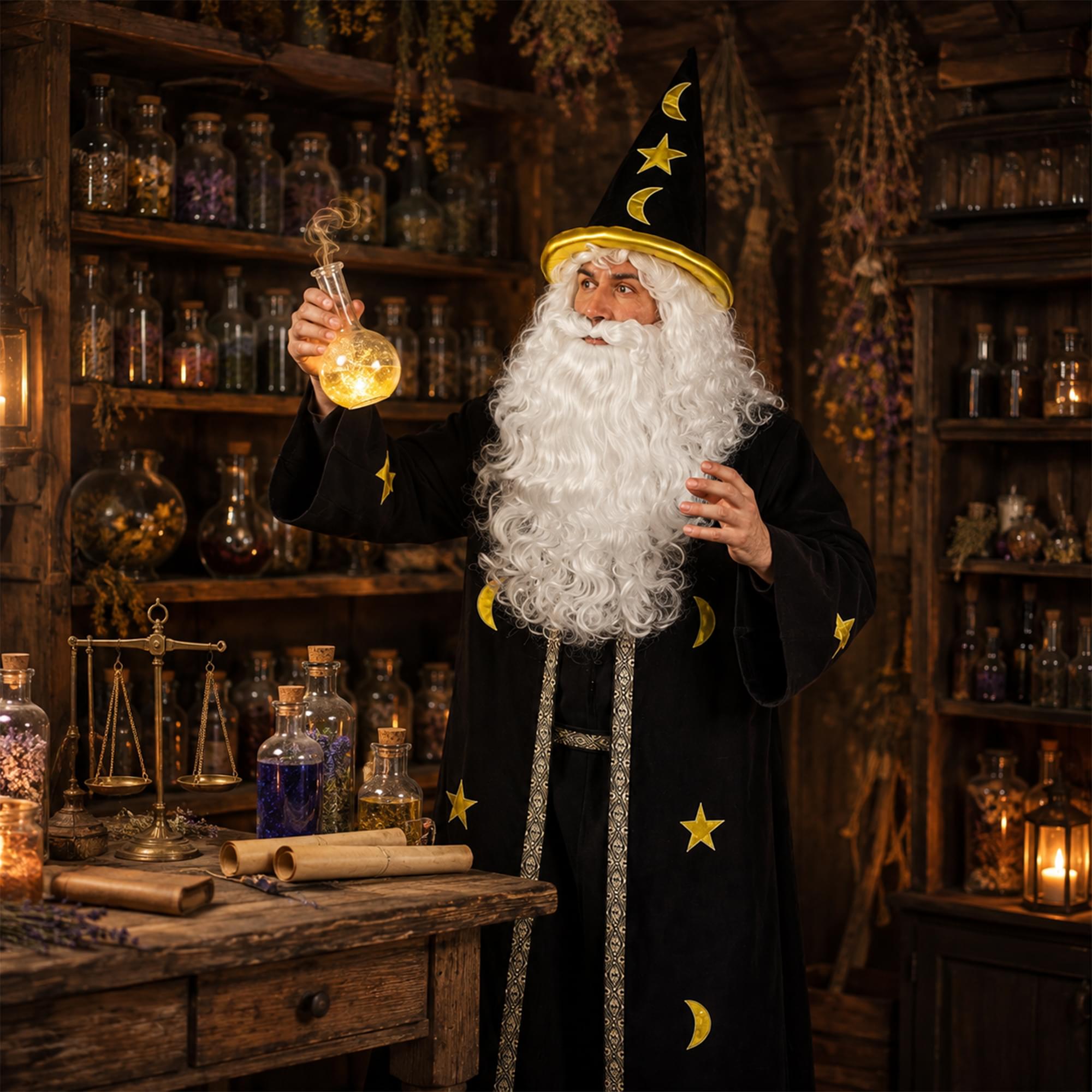 Dark Potion Wizard Adult Costume