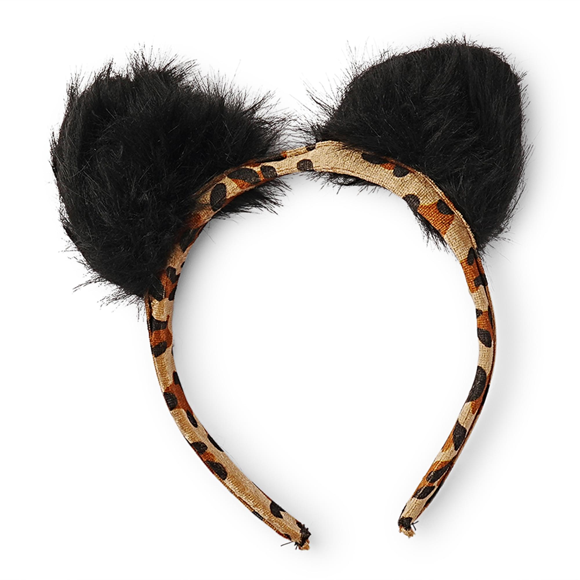 Leopard Cat Tail & Ears Adult Costume Set