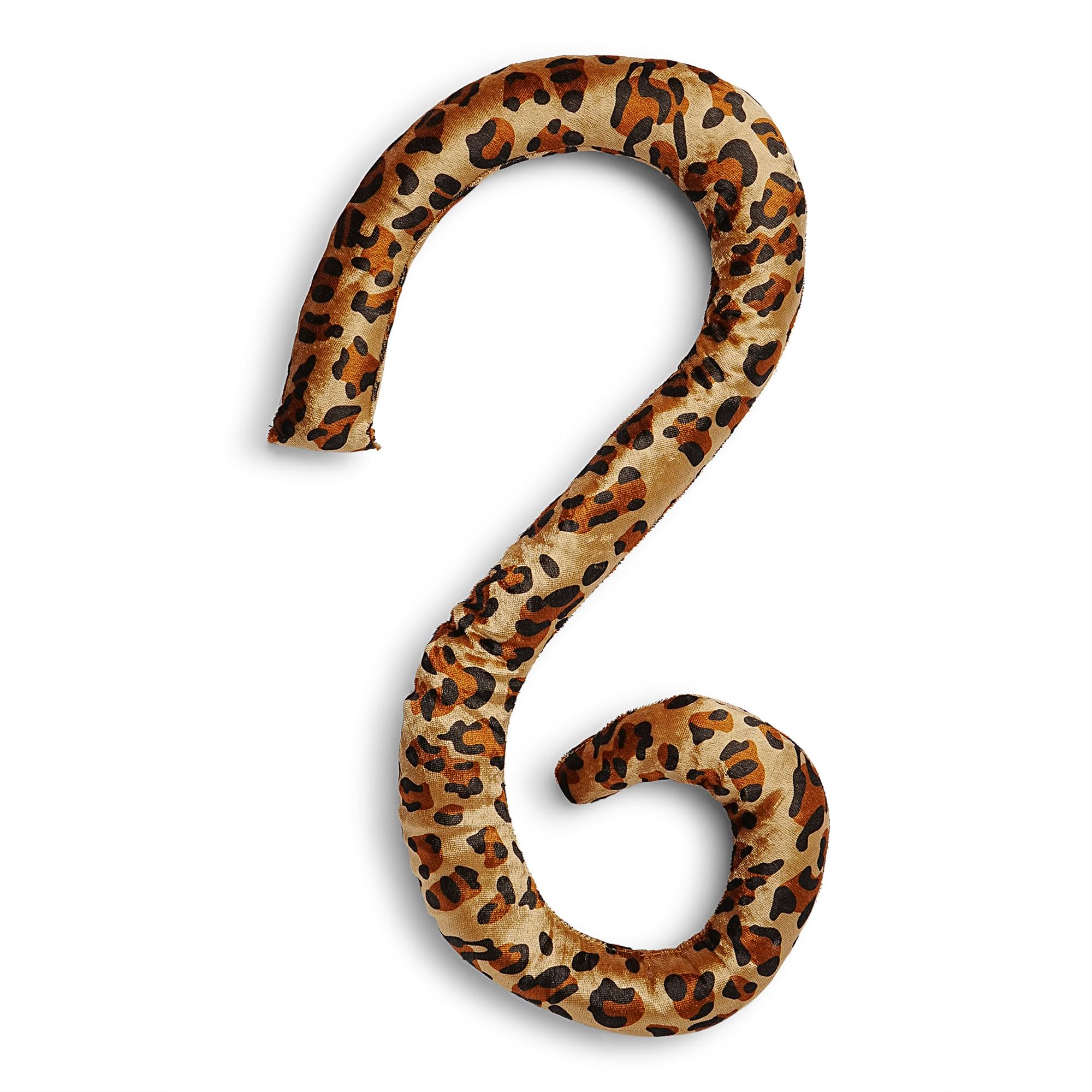 Leopard Cat Tail & Ears Adult Costume Set