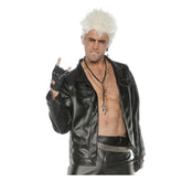 Faux Leather Rocker Jacket Adult Costume