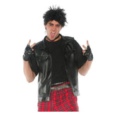 Faux Leather Rocker Vest Adult Costume