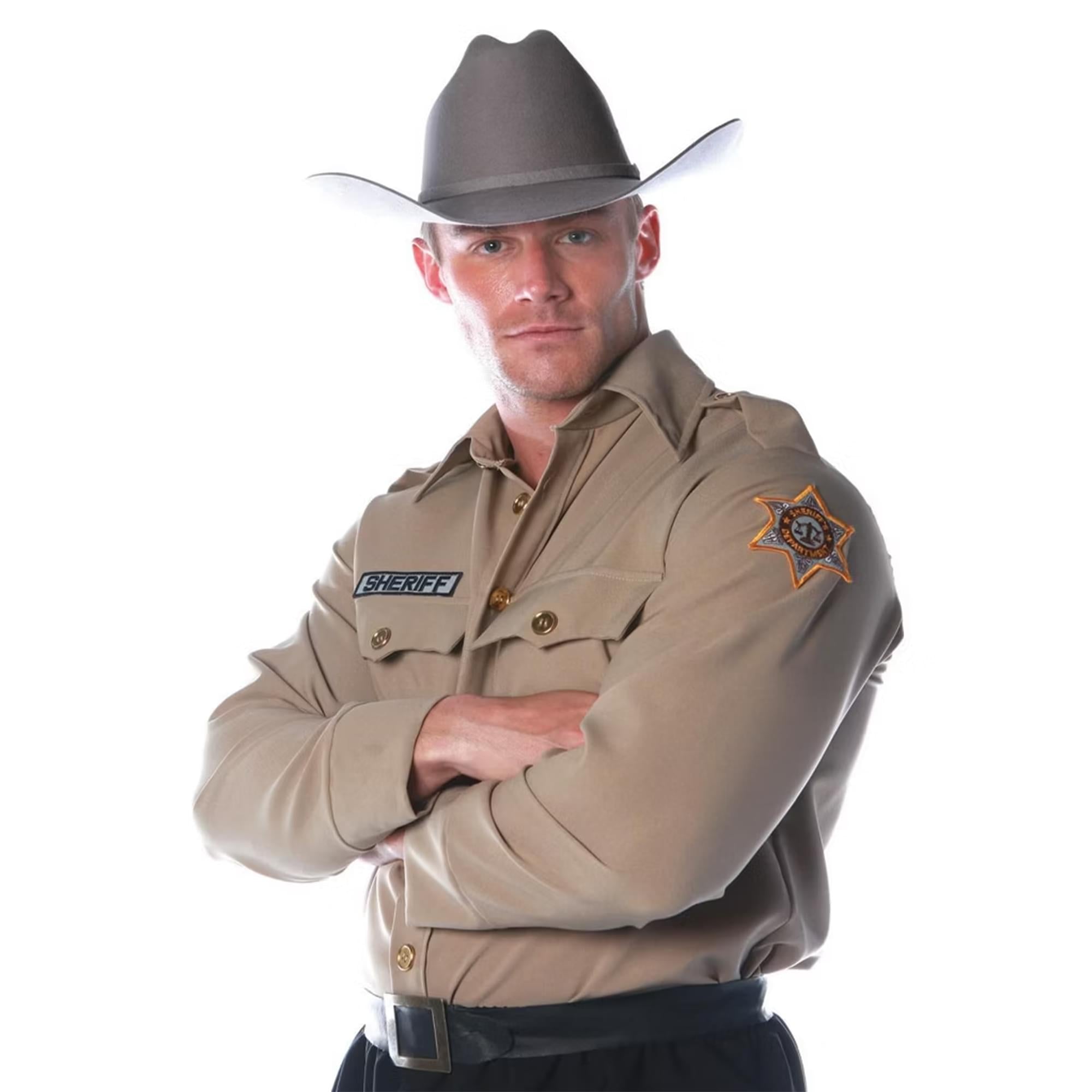 Sheriff Shirt Adult Costume | X-Large