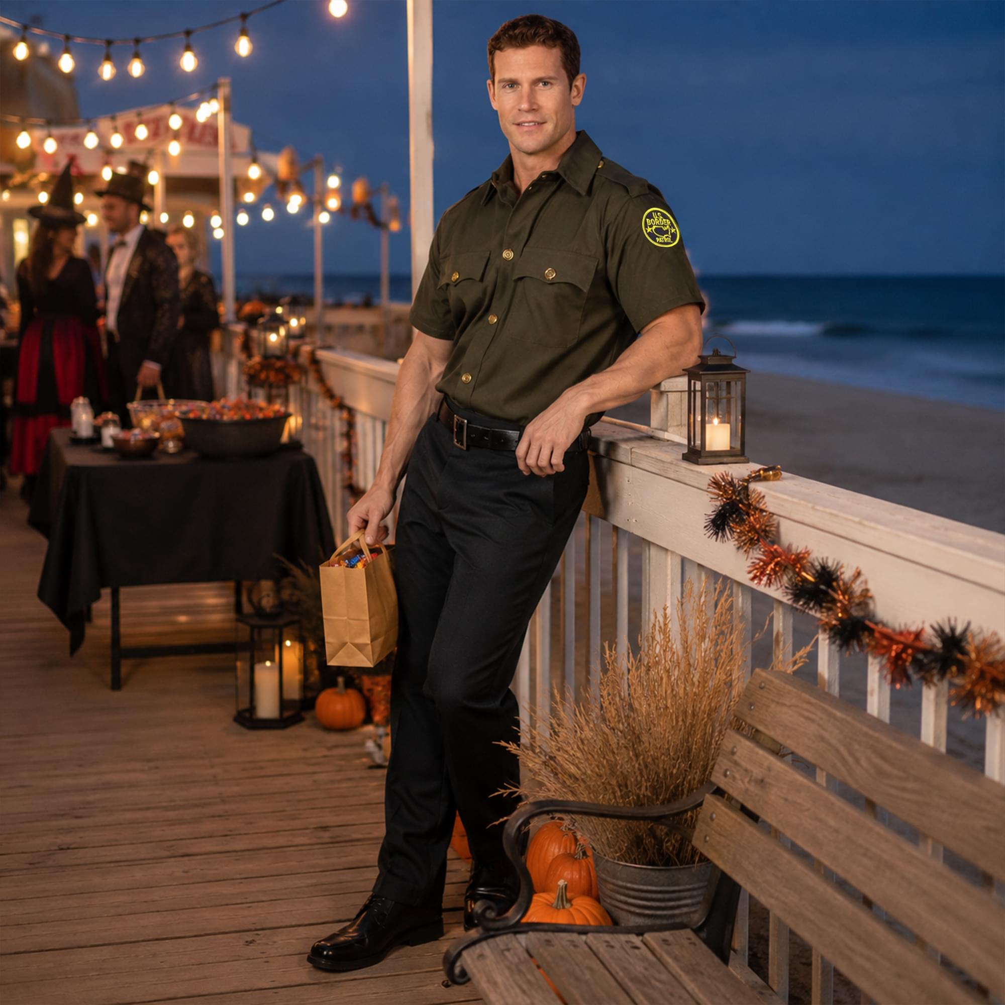 Border Patrol Shirt Adult Costume | One Size