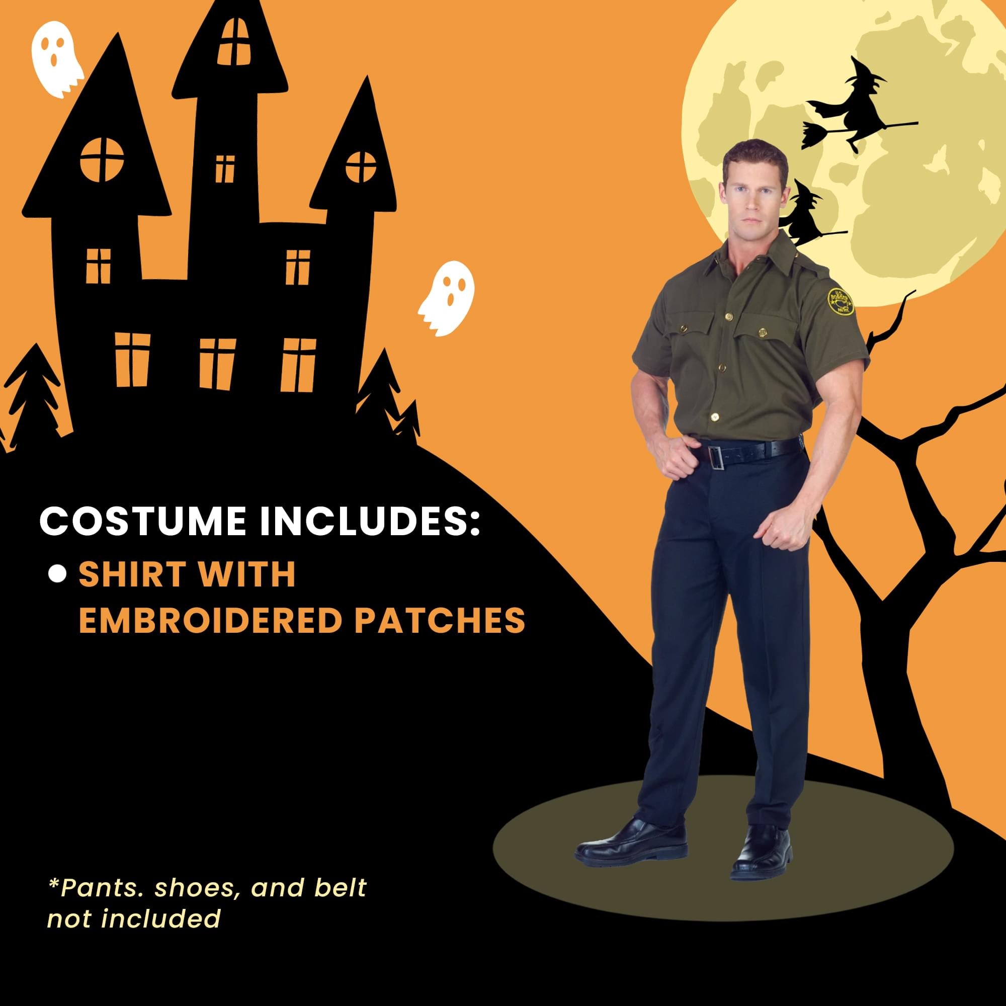 Border Patrol Shirt Adult Costume | One Size