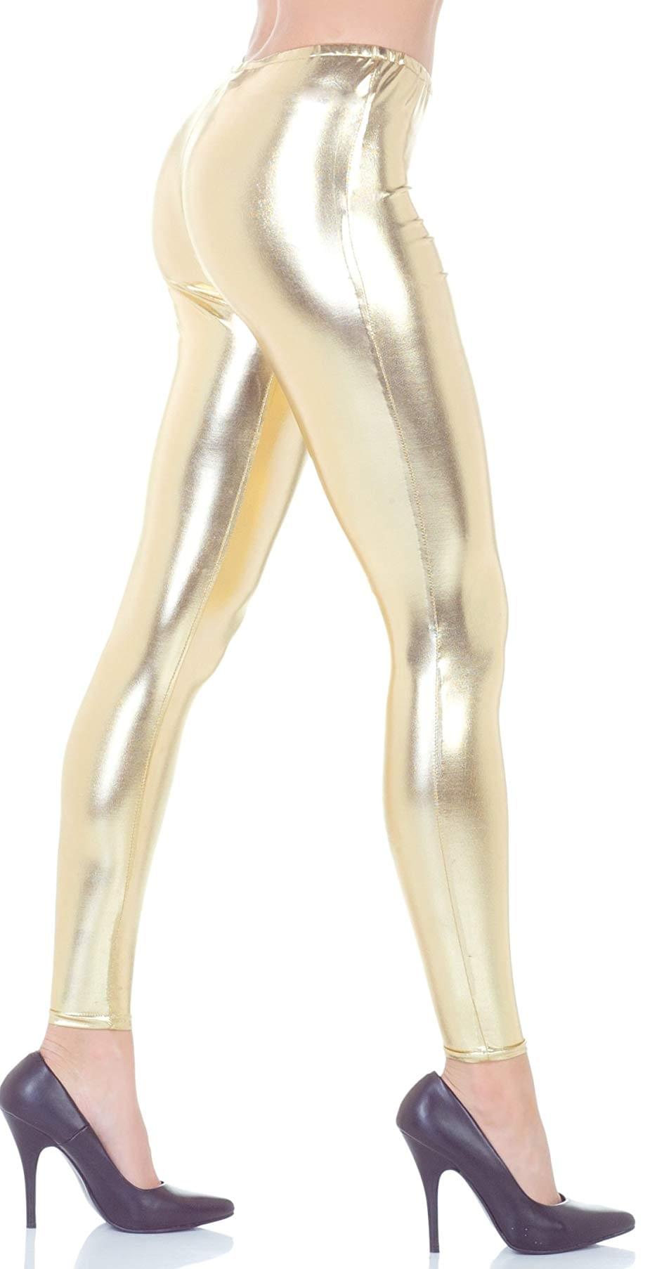 Leggings Costume Accessory Adult: Gold