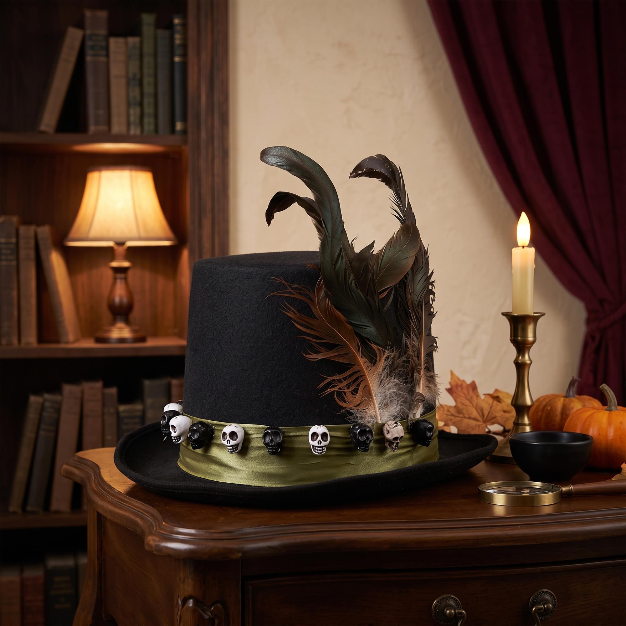 Black Magic Hat Costume Accessory | One Size