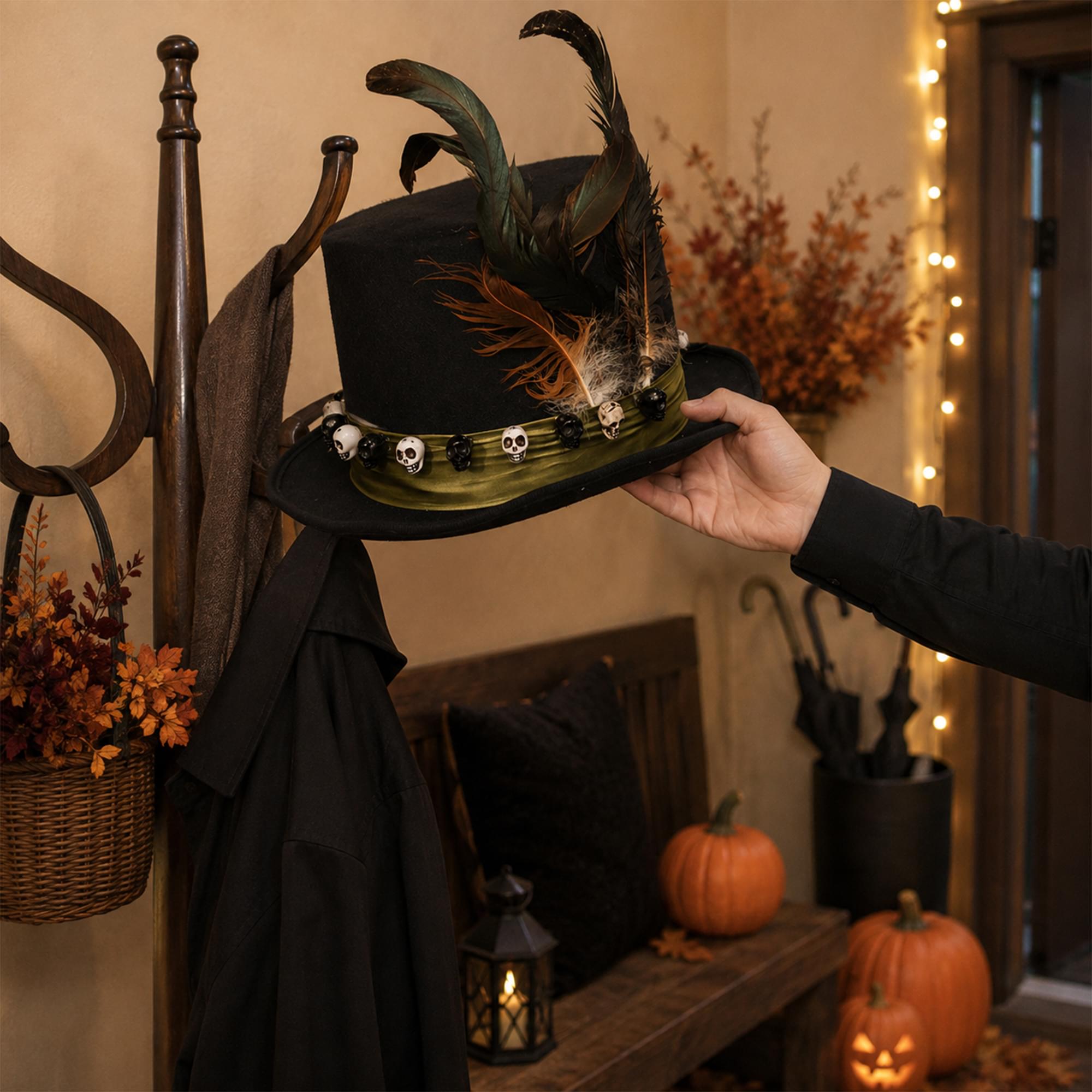 Black Magic Hat Costume Accessory | One Size